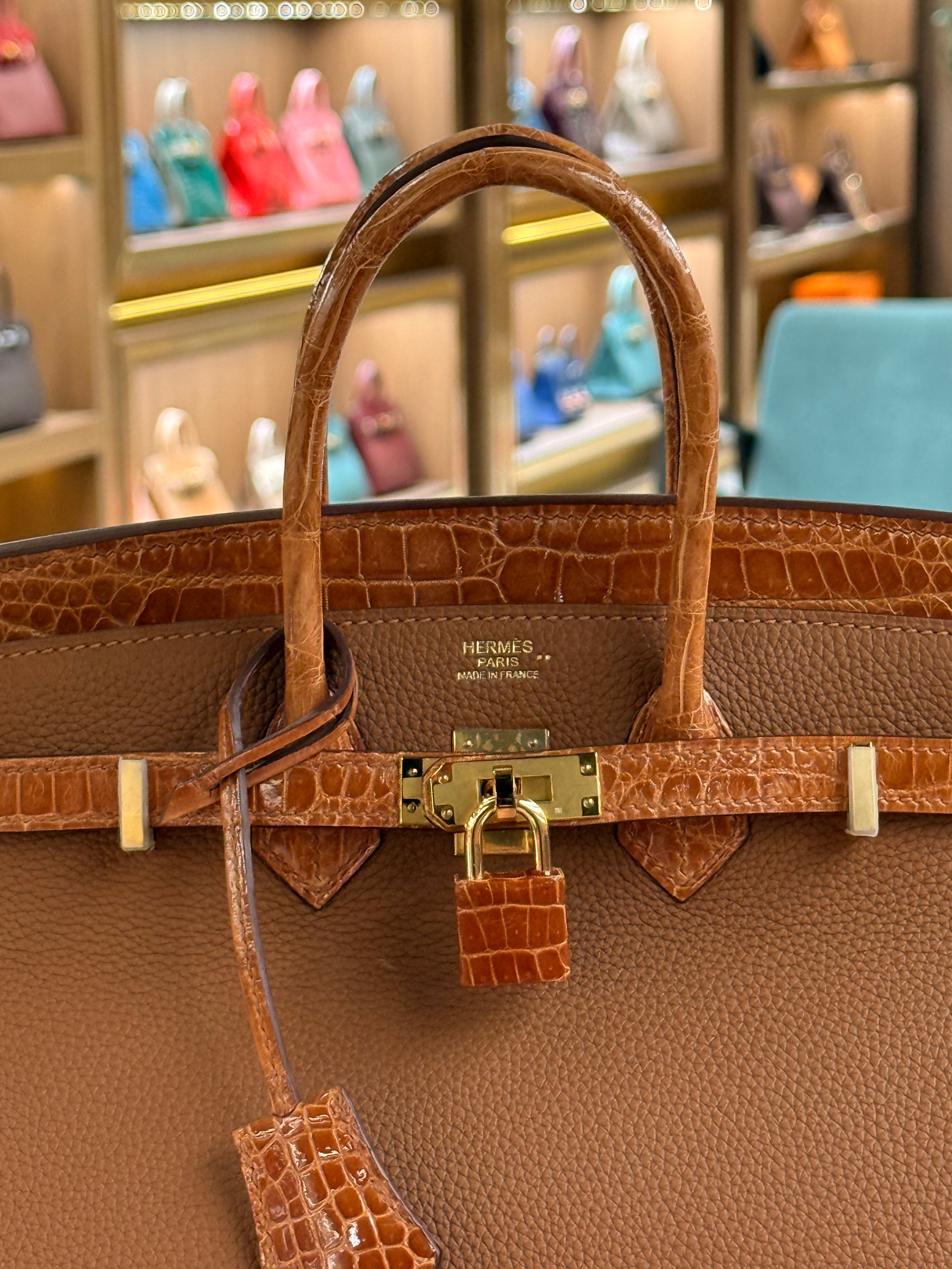 Hermes | Birkin Touch (25) – Togo – Gold – Gold Hardware
