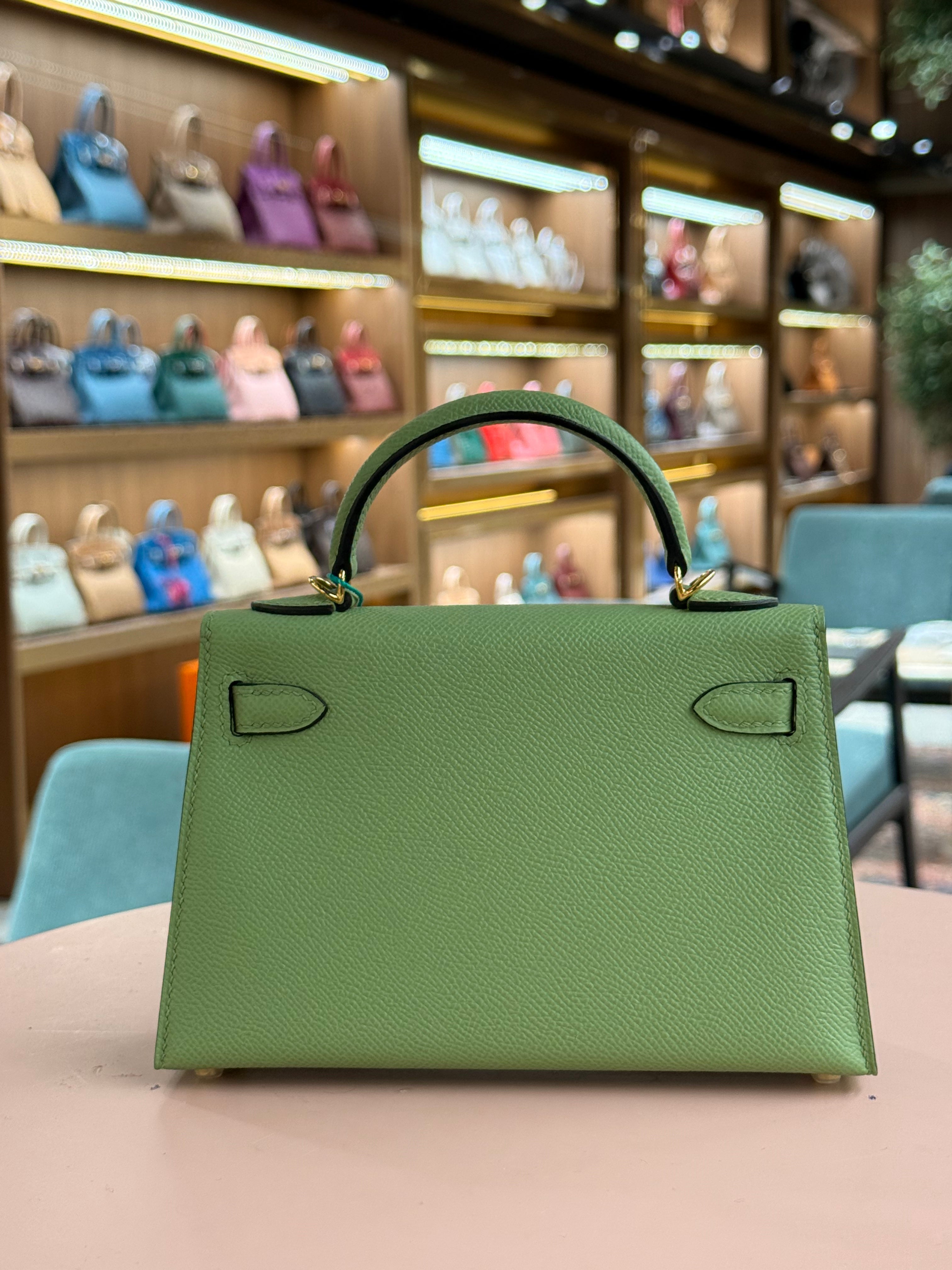 Hermes | Kelly (Mini) – Epsom – Vert Veronese – Gold Hardware