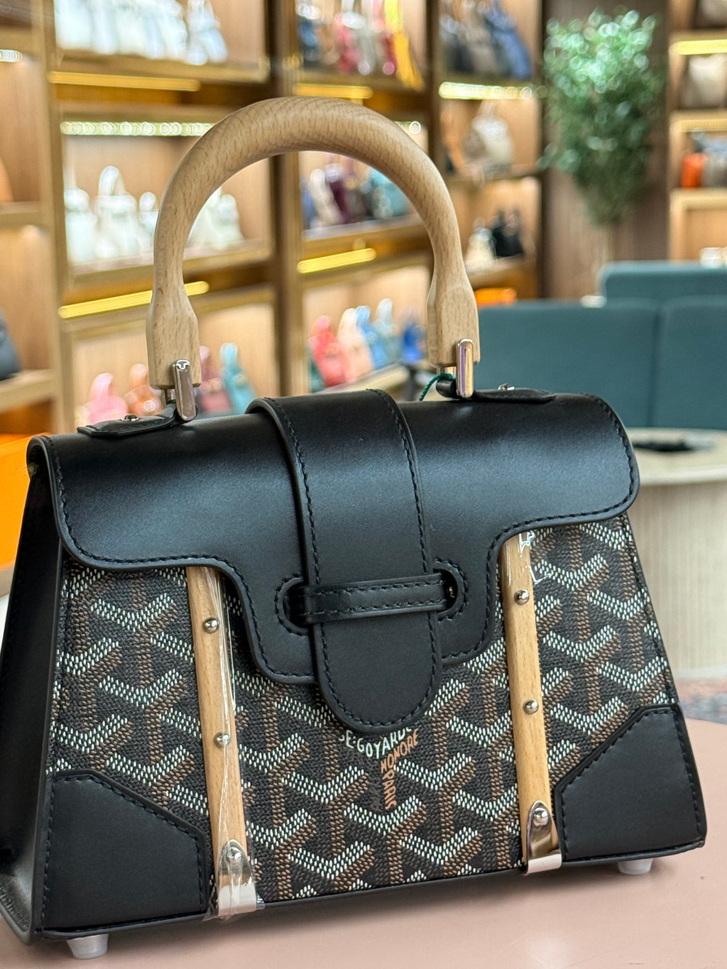 Goyard | Saigon (Mini) – Canvas – Black/Green – Silver Hardware