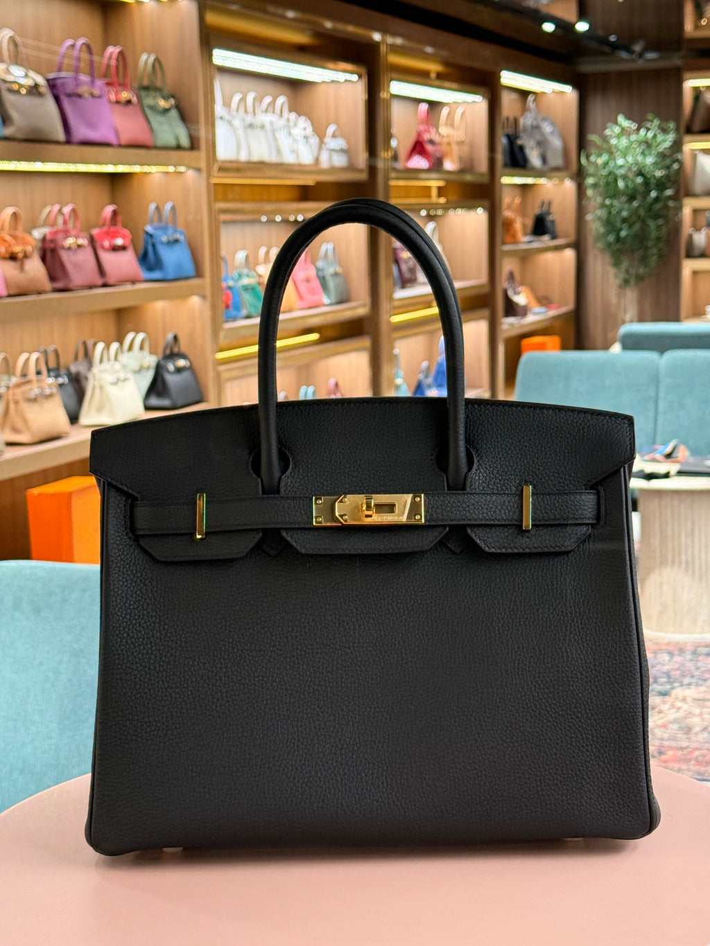 Hermes | Birkin (30) – Togo – Black – Gold Hardware