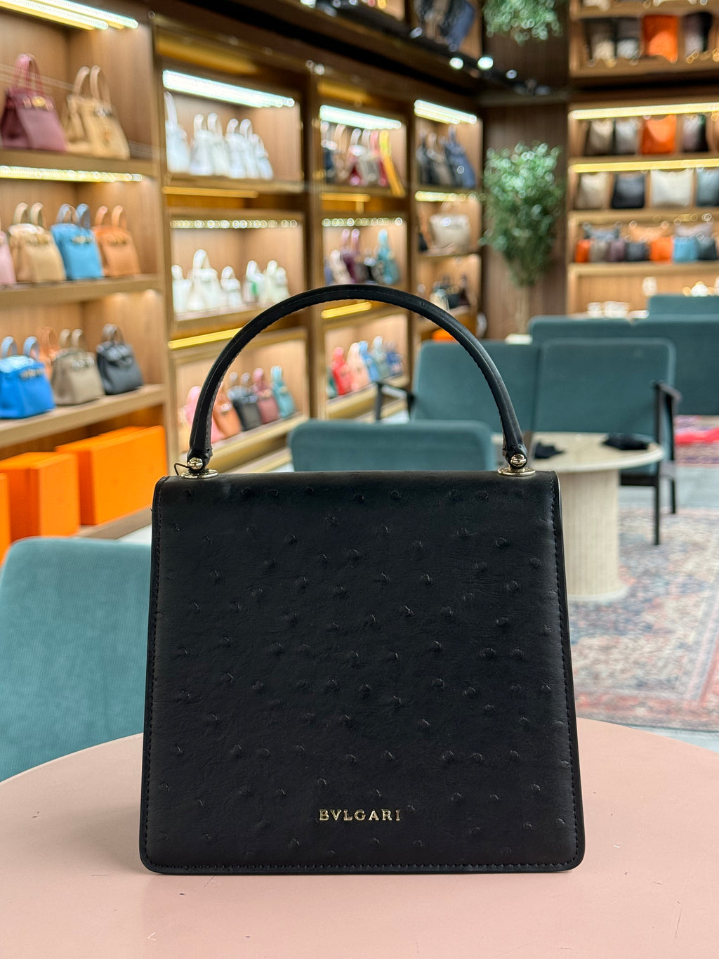 Bulgari | Serpenti Forever Top Handle (19) – Leather – Black – Gold Hardware