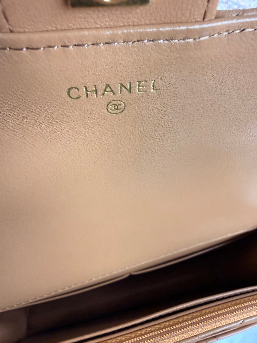 Chanel | Classic Flap Bag (Small) – Lambskin – Beige – Gold Hardware