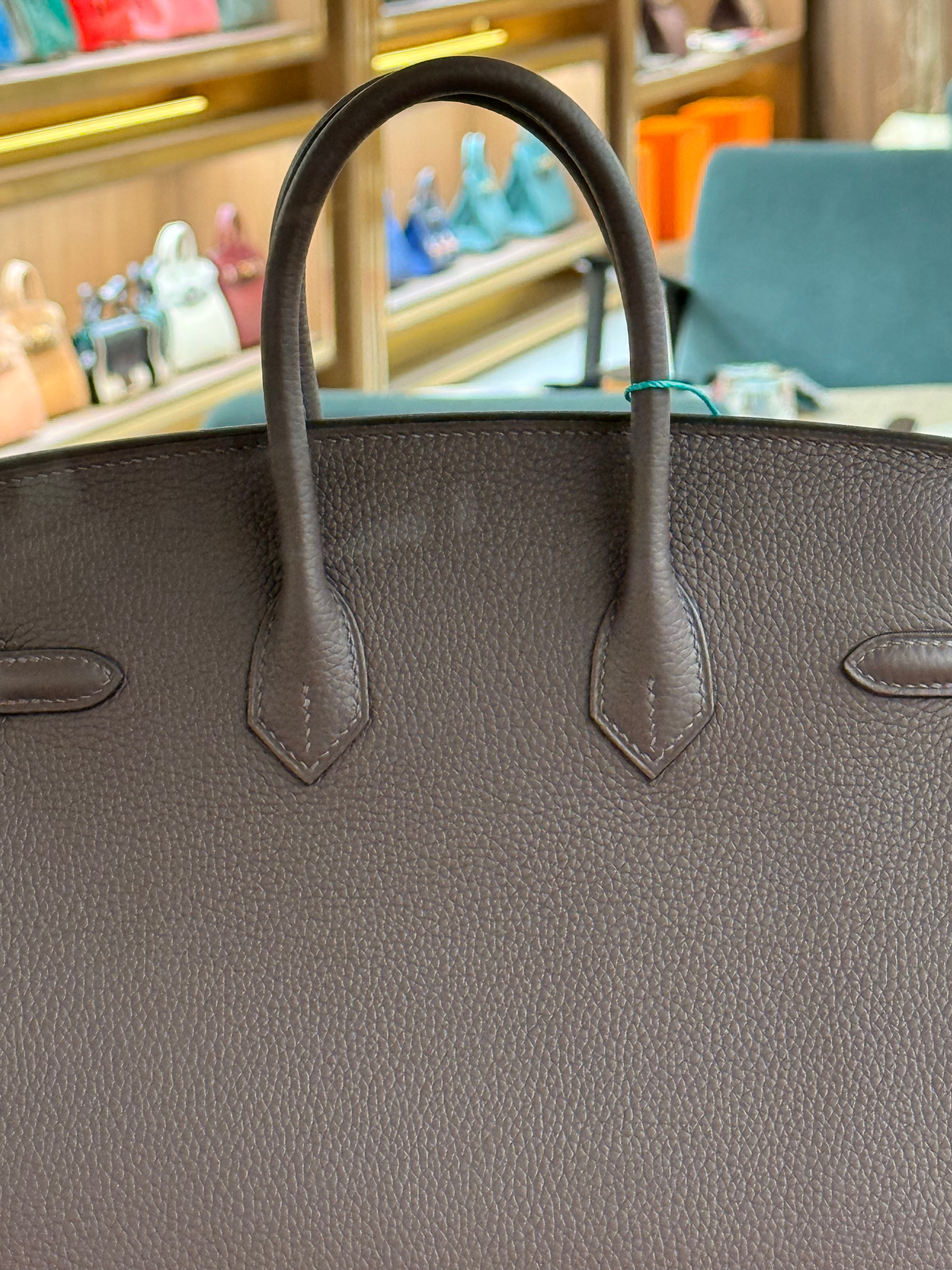 Hermes | Birkin (25) – Togo – Brown – Palladium Hardware