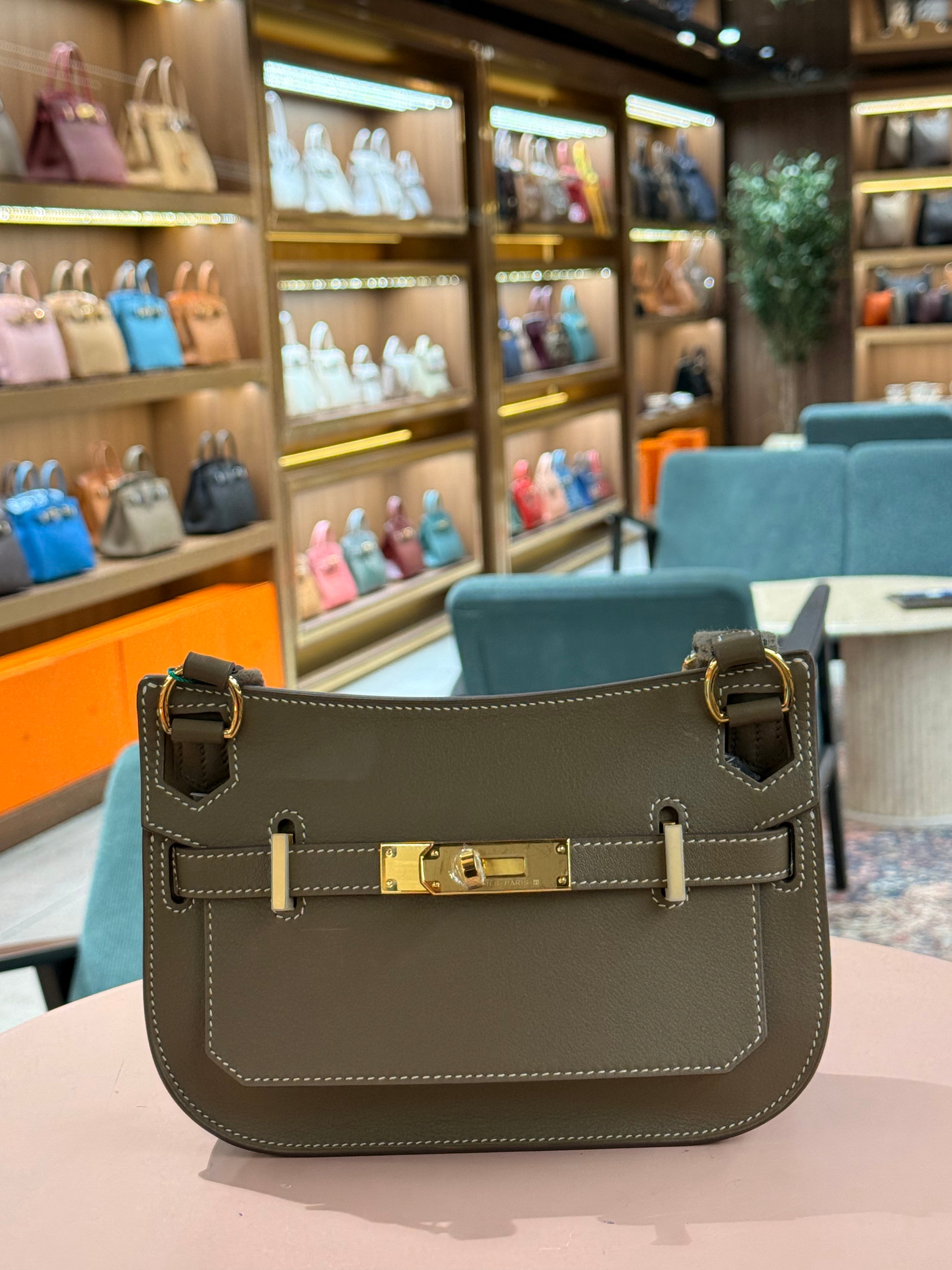 Hermes | Jypsiere (Mini) – Epsom – Gris Tourterelle – Gold Hardware