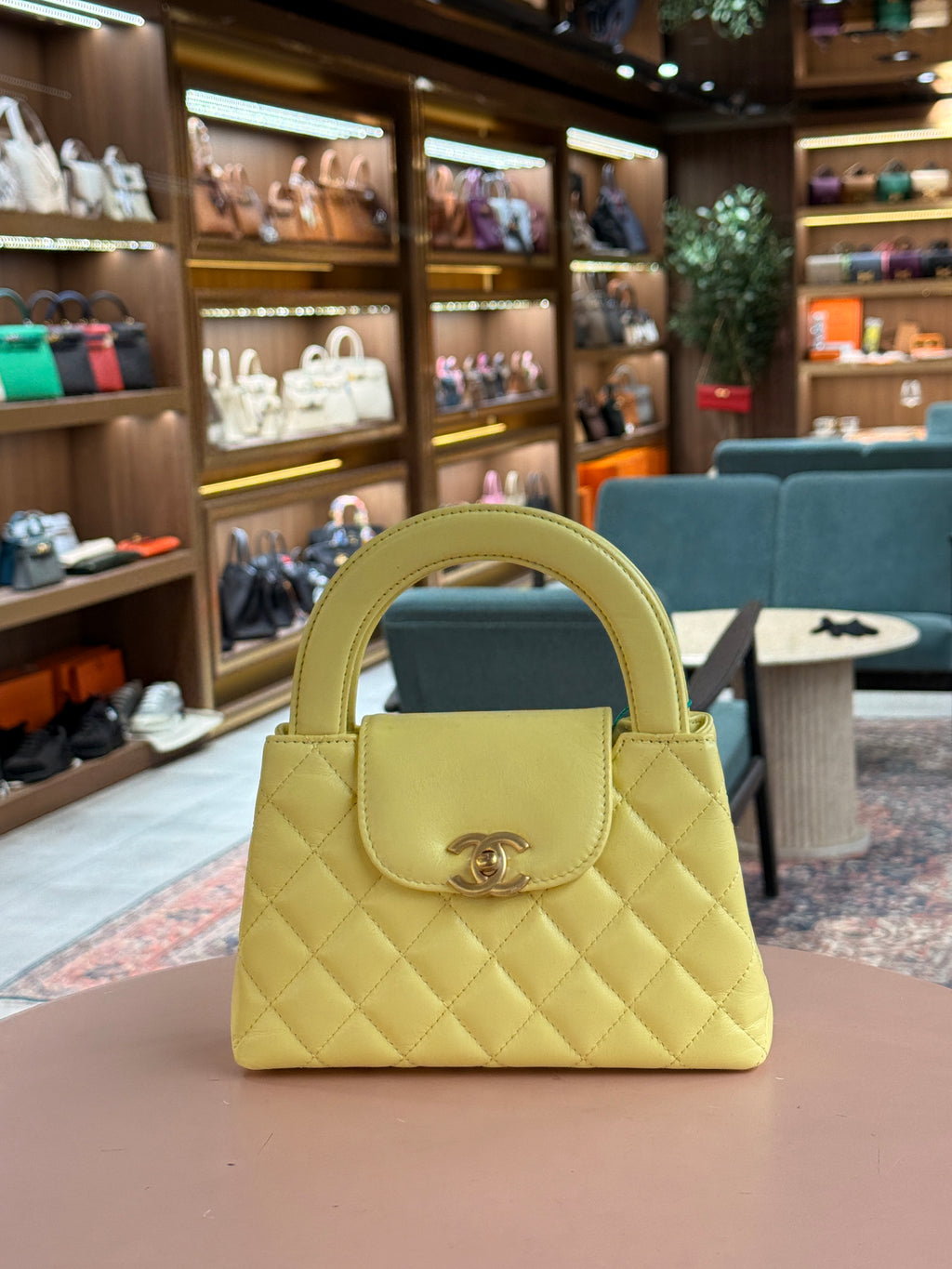 Chanel | Mini Flap Bag (Mini) – Lambskin – Yellow – Gold Hardware