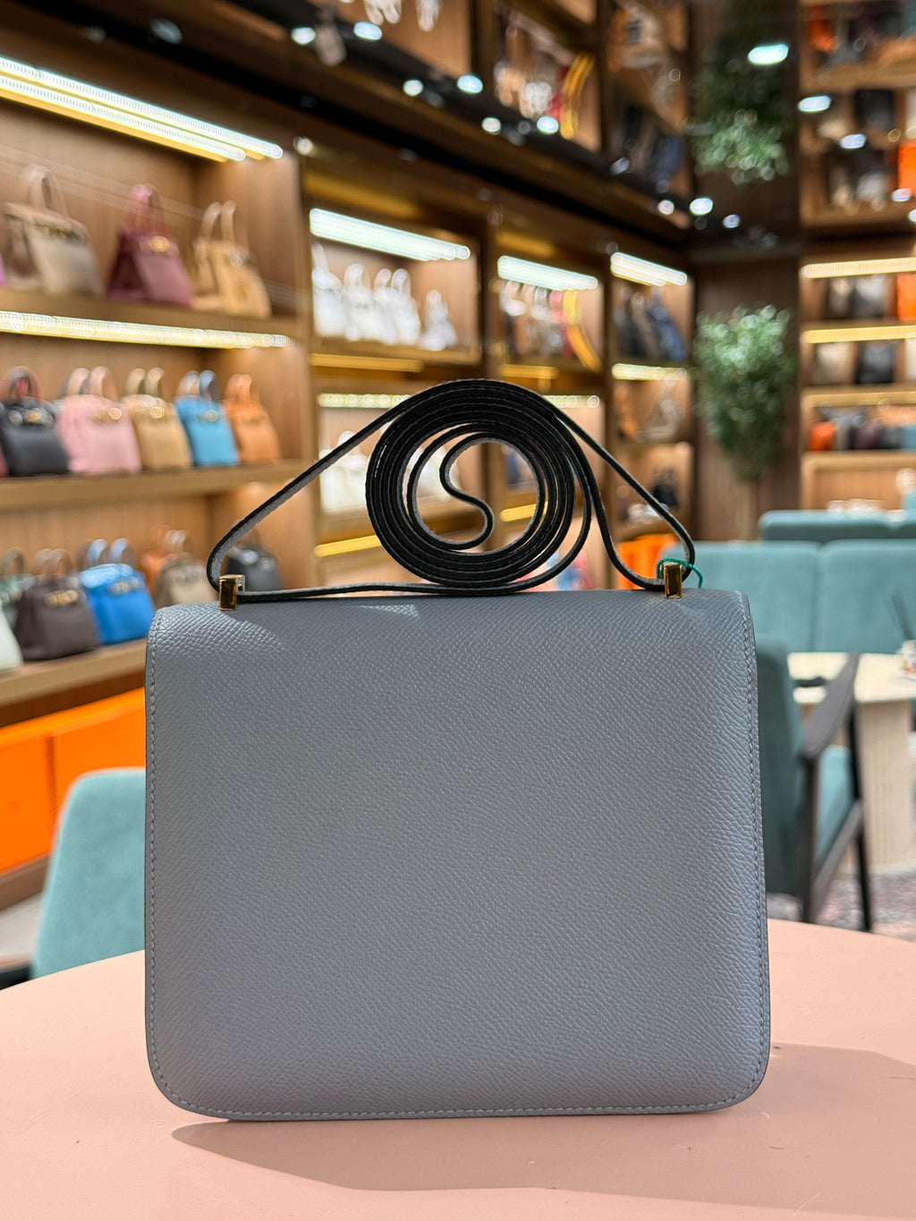 Hermes | Constance (18) – Epsom – Gris Perle – Gold Hardware