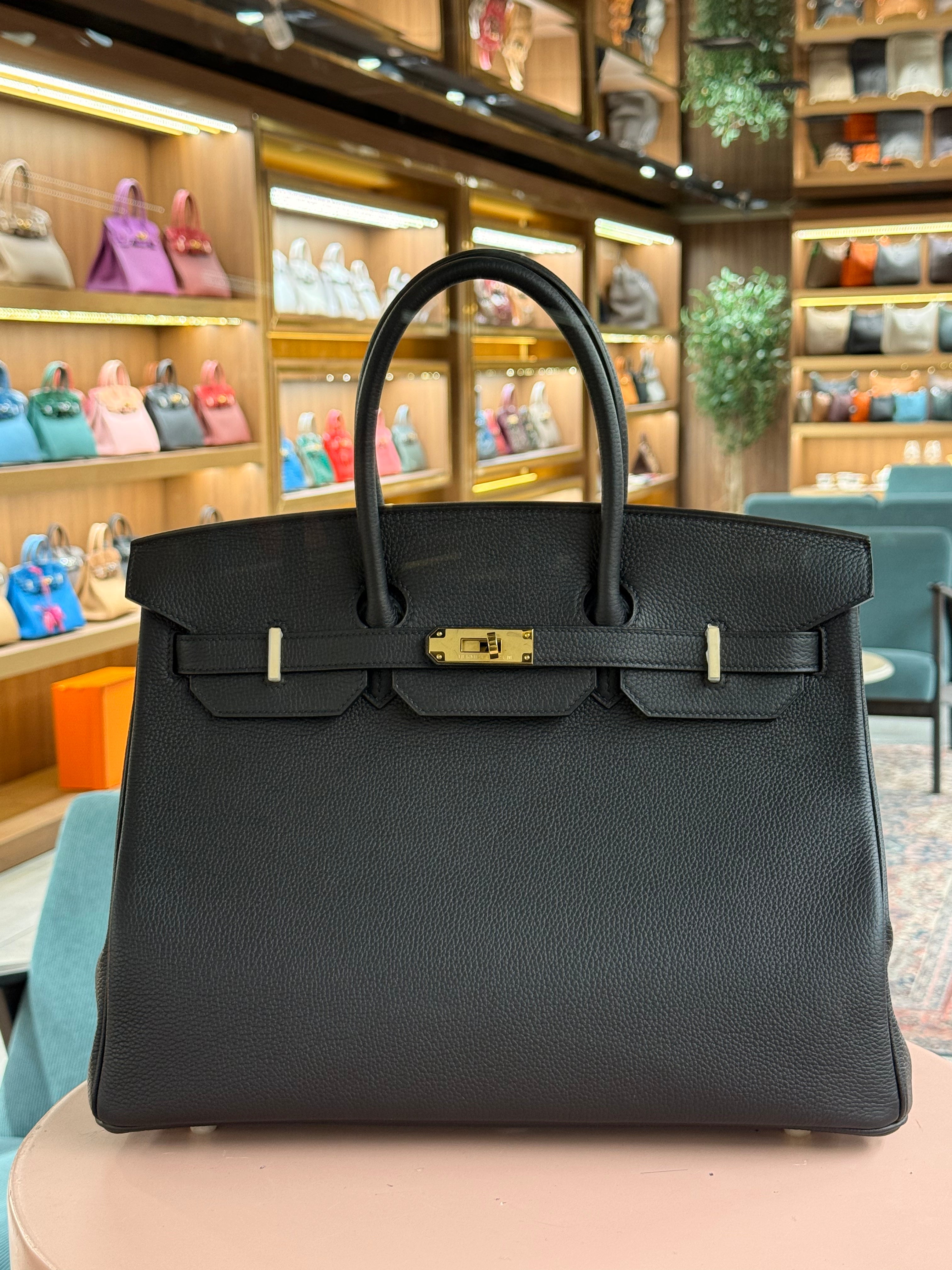 Hermes | Birkin (35) – Togo – Black – Gold Hardware