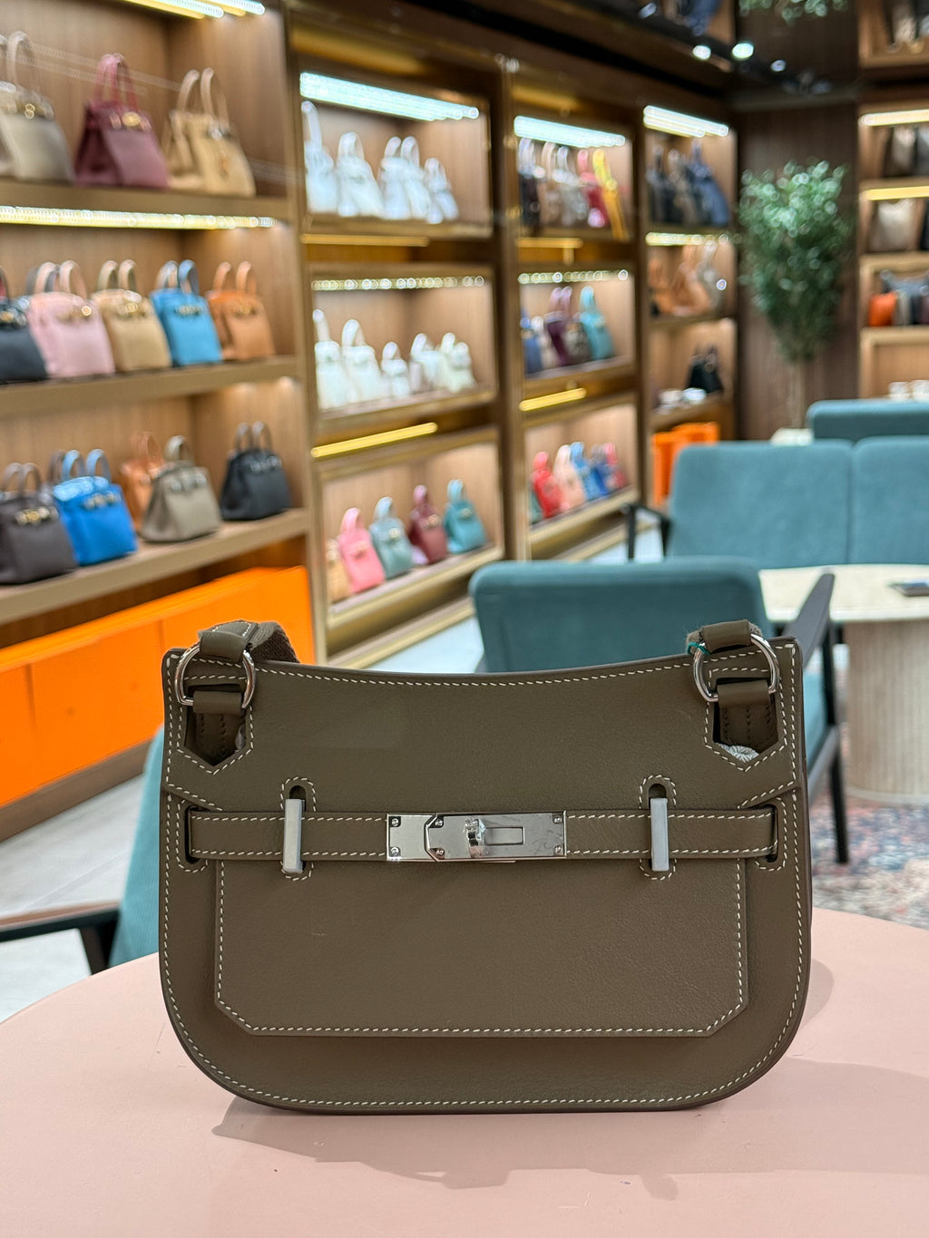 Hermes | Jypsiere (Mini) – Epsom – Etoupe – Palladium Hardware