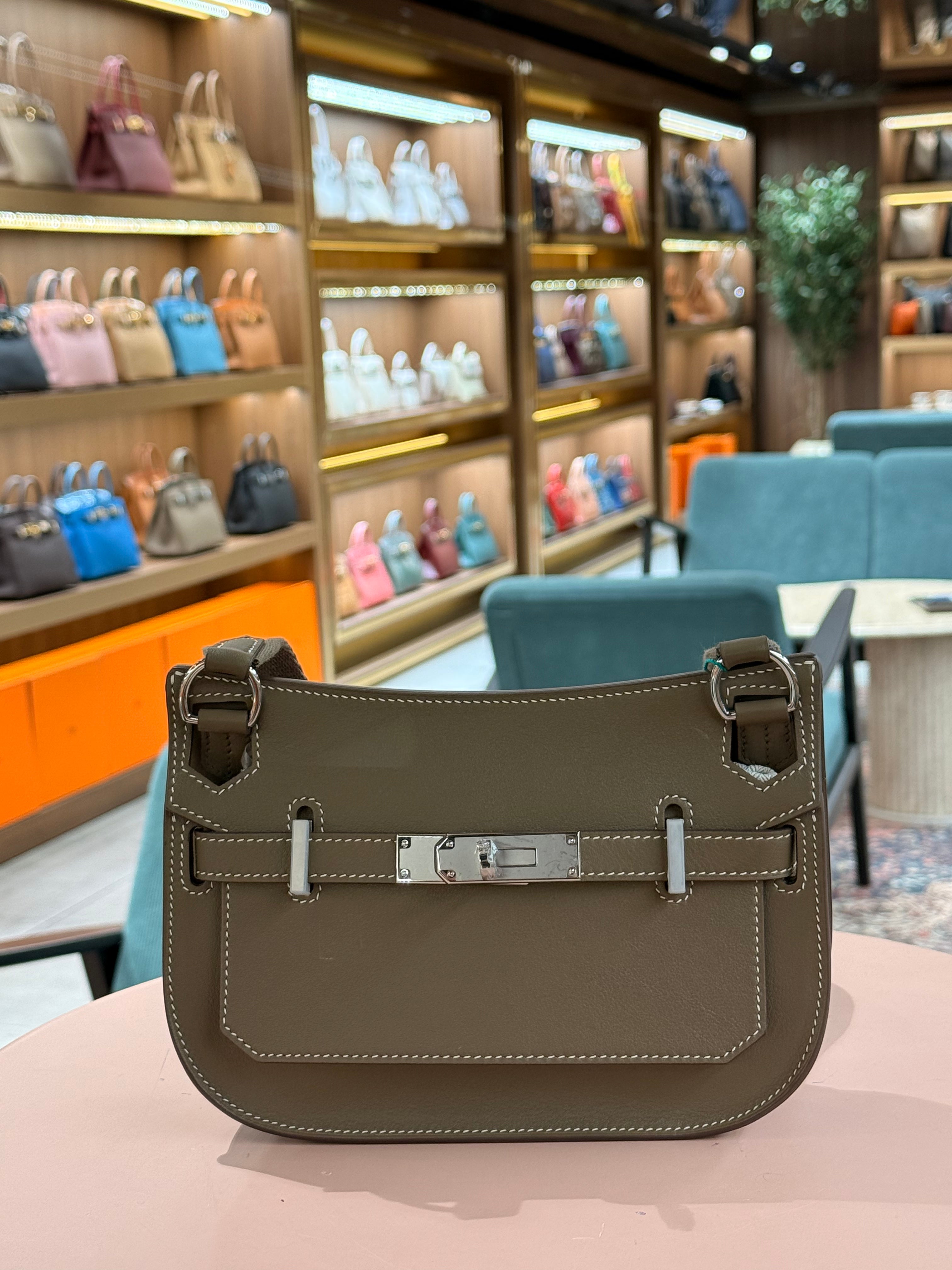 Hermes | Jypsiere (Mini) – Epsom – Etoupe – Palladium Hardware