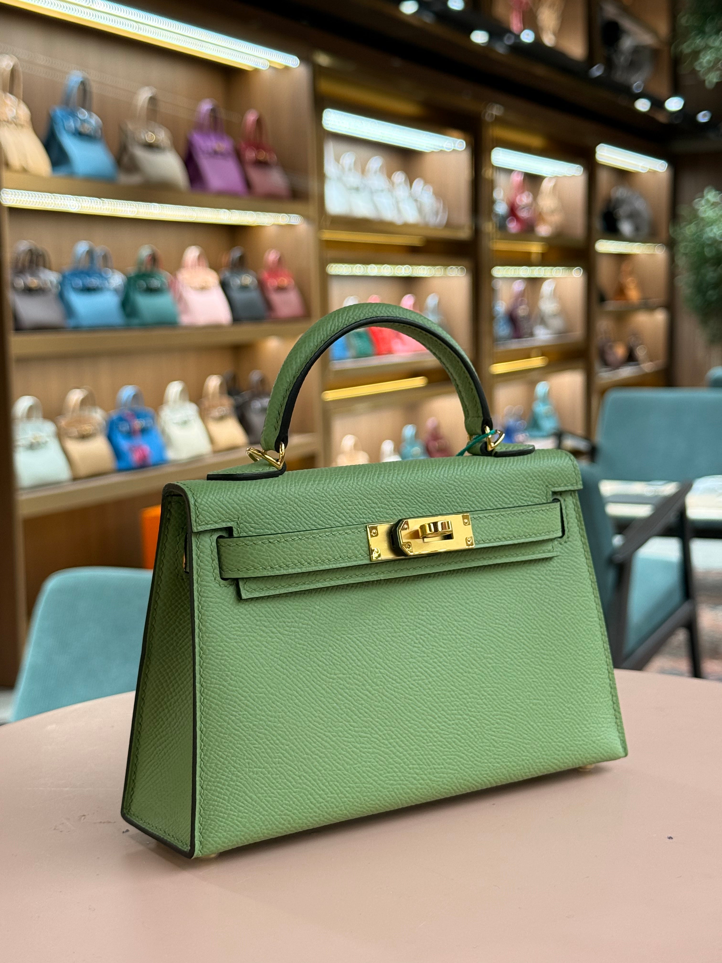 Hermes | Kelly (Mini) – Epsom – Vert Veronese – Gold Hardware