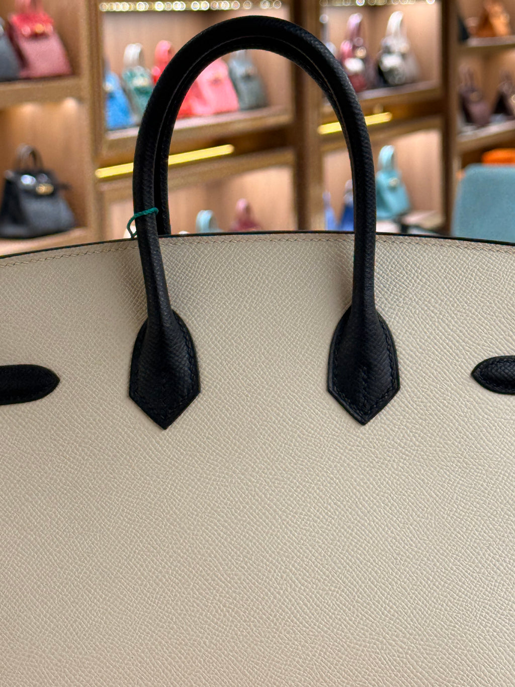 Hermes | Kelly (25) – Epsom – Cream – Palladium Hardware