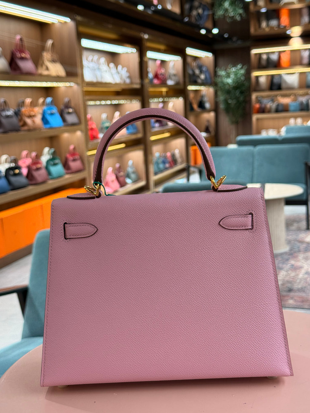 Hermes | Kelly (25) – Epsom – Rose Sakura – Gold Hardware