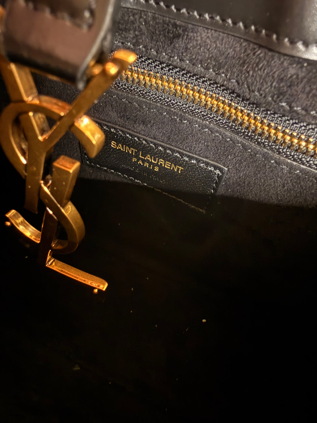 YSL | 5-to-7-Hobo – Leather – Black – Gold Hardware