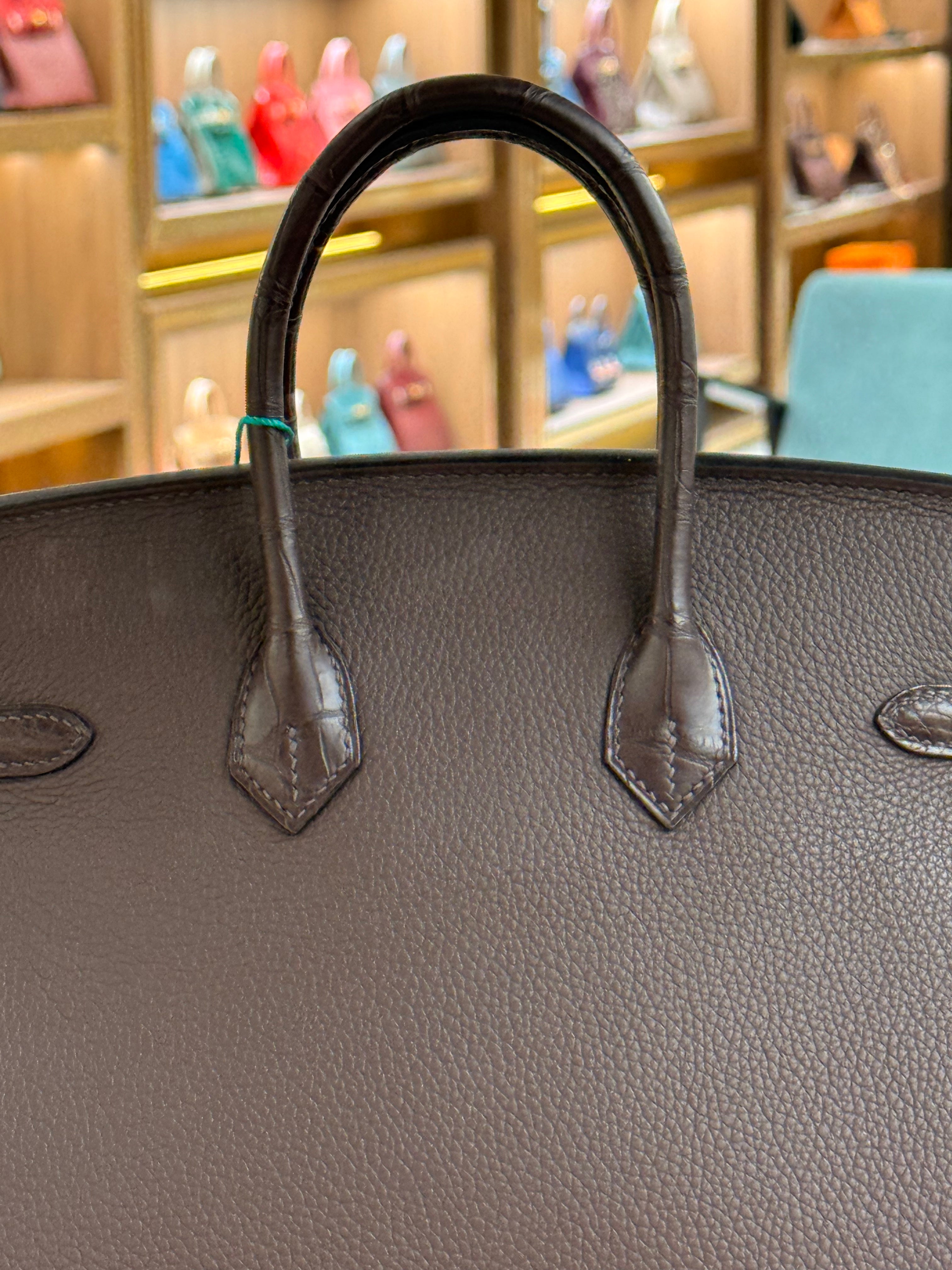 Hermes | Birkin (25) – Togo – Etoupe – Palladium Hardware