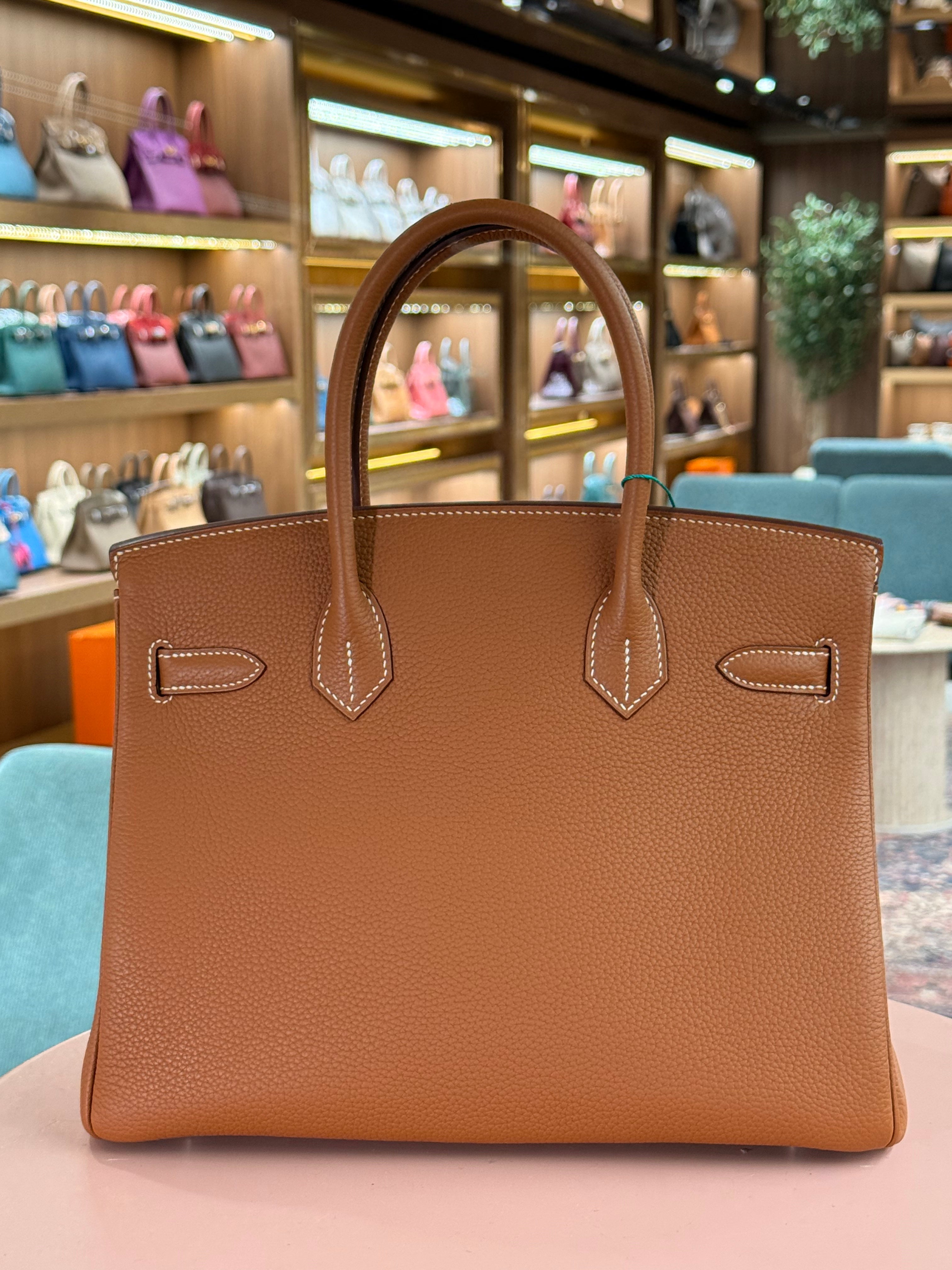 Hermes | Birkin (30) – Togo – Gold – Palladium Hardware