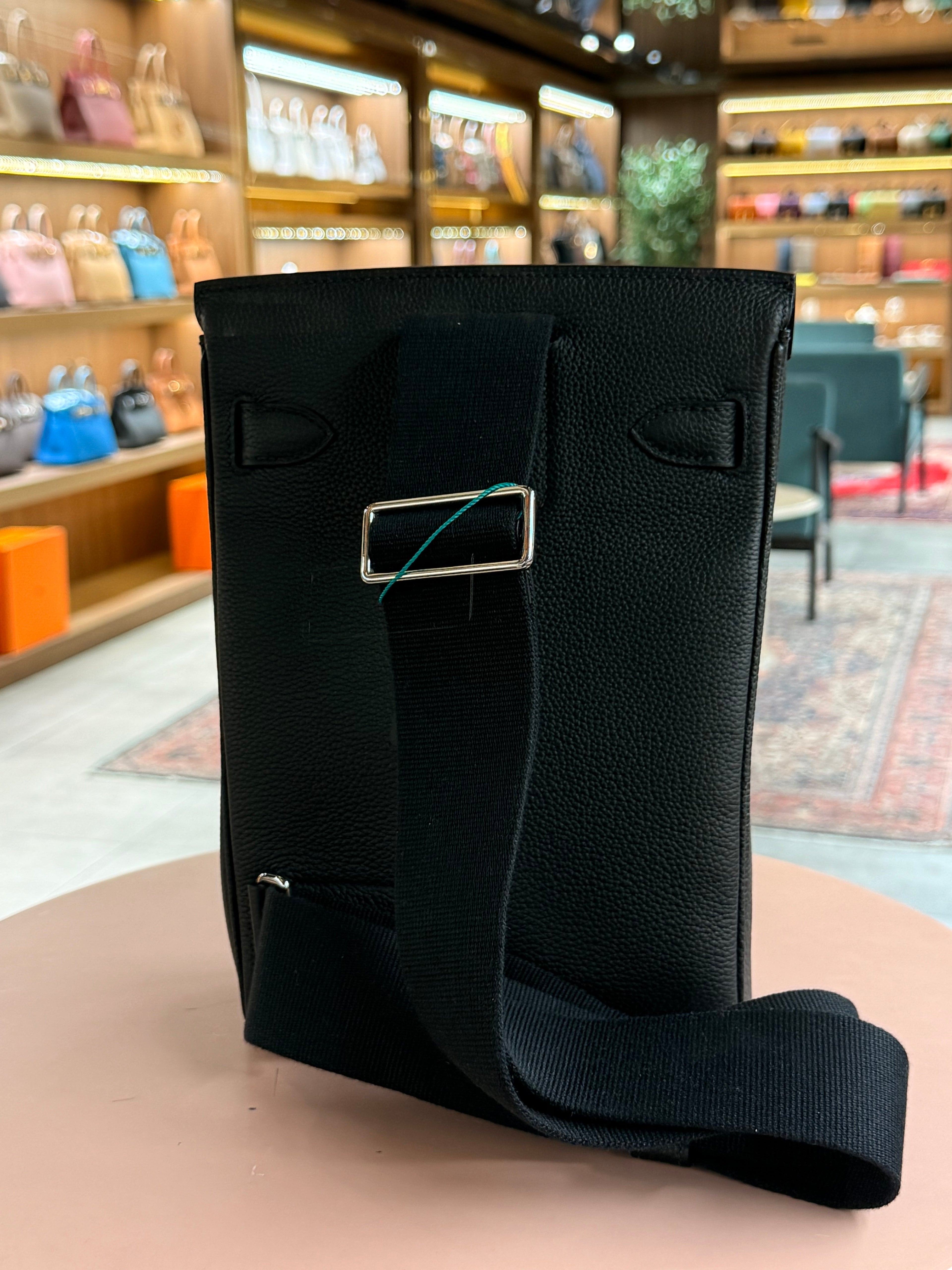 Hermes | Hac a Dos Backpack – Togo – Black – Palladium Hardware