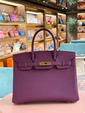 Hermes | Birkin (30) – Togo – Violet – Gold Hardware