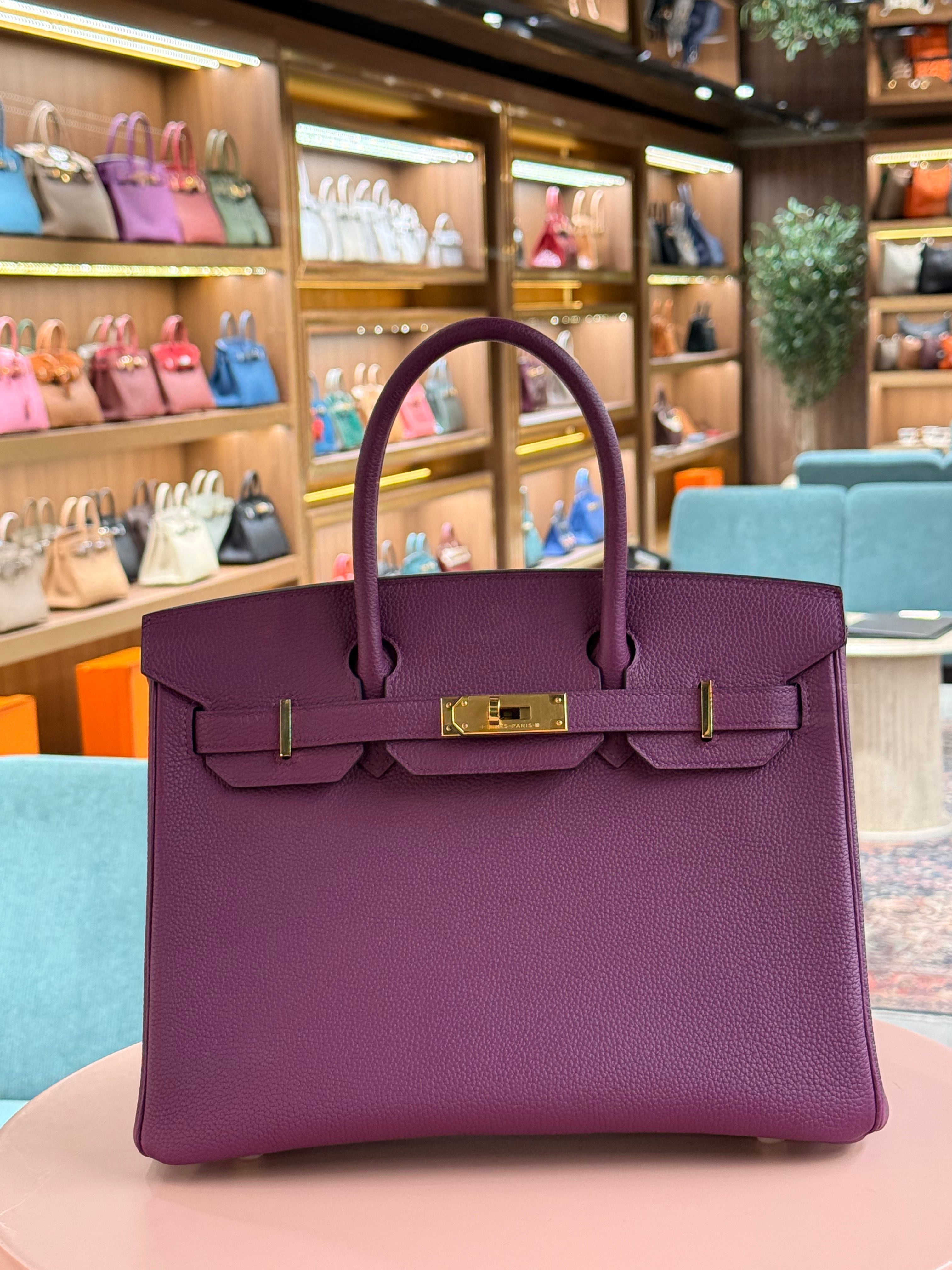 Hermes | Birkin (30) – Togo – Violet – Gold Hardware