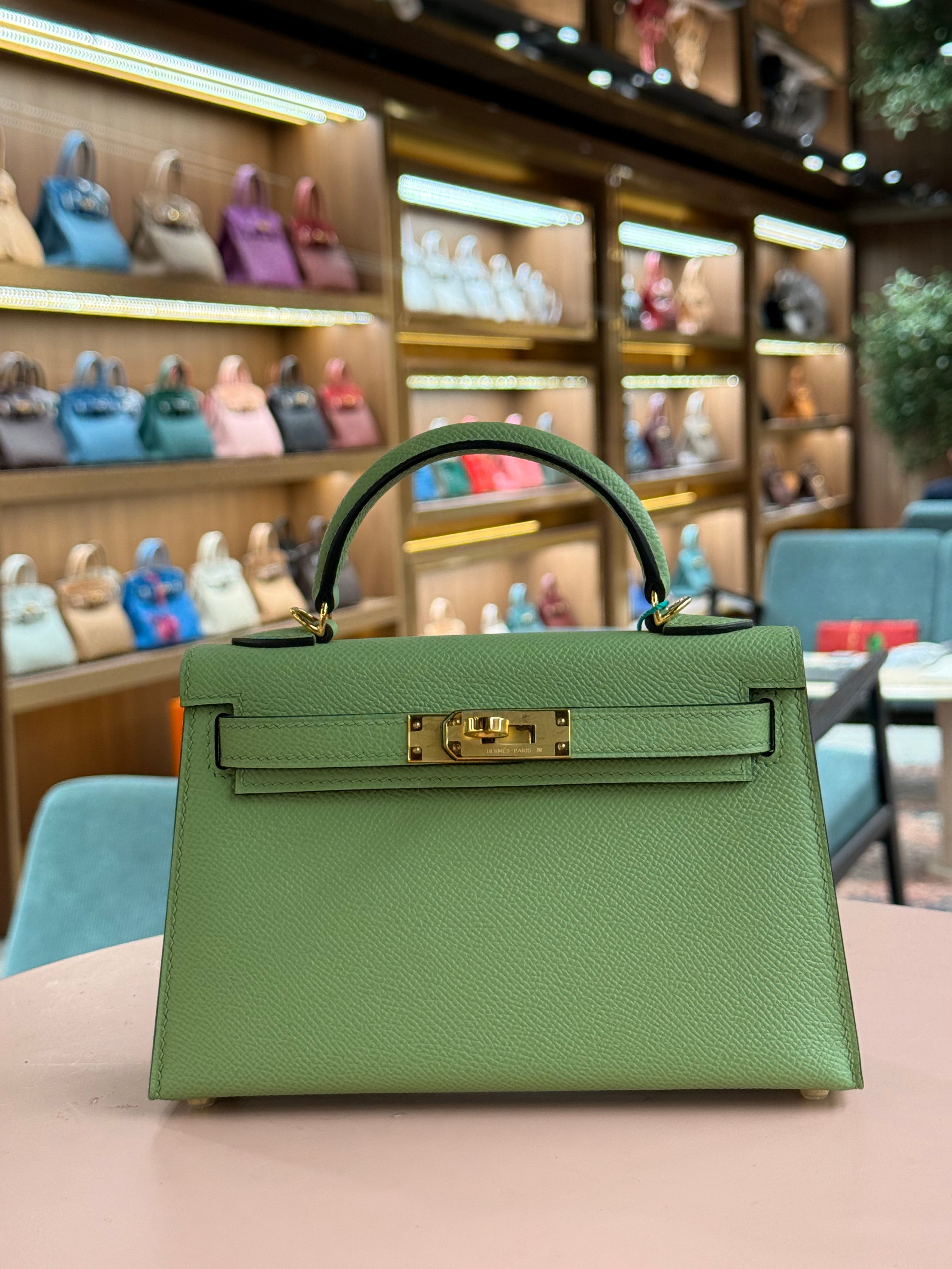Hermes | Kelly (Mini) – Epsom – Vert Veronese – Gold Hardware