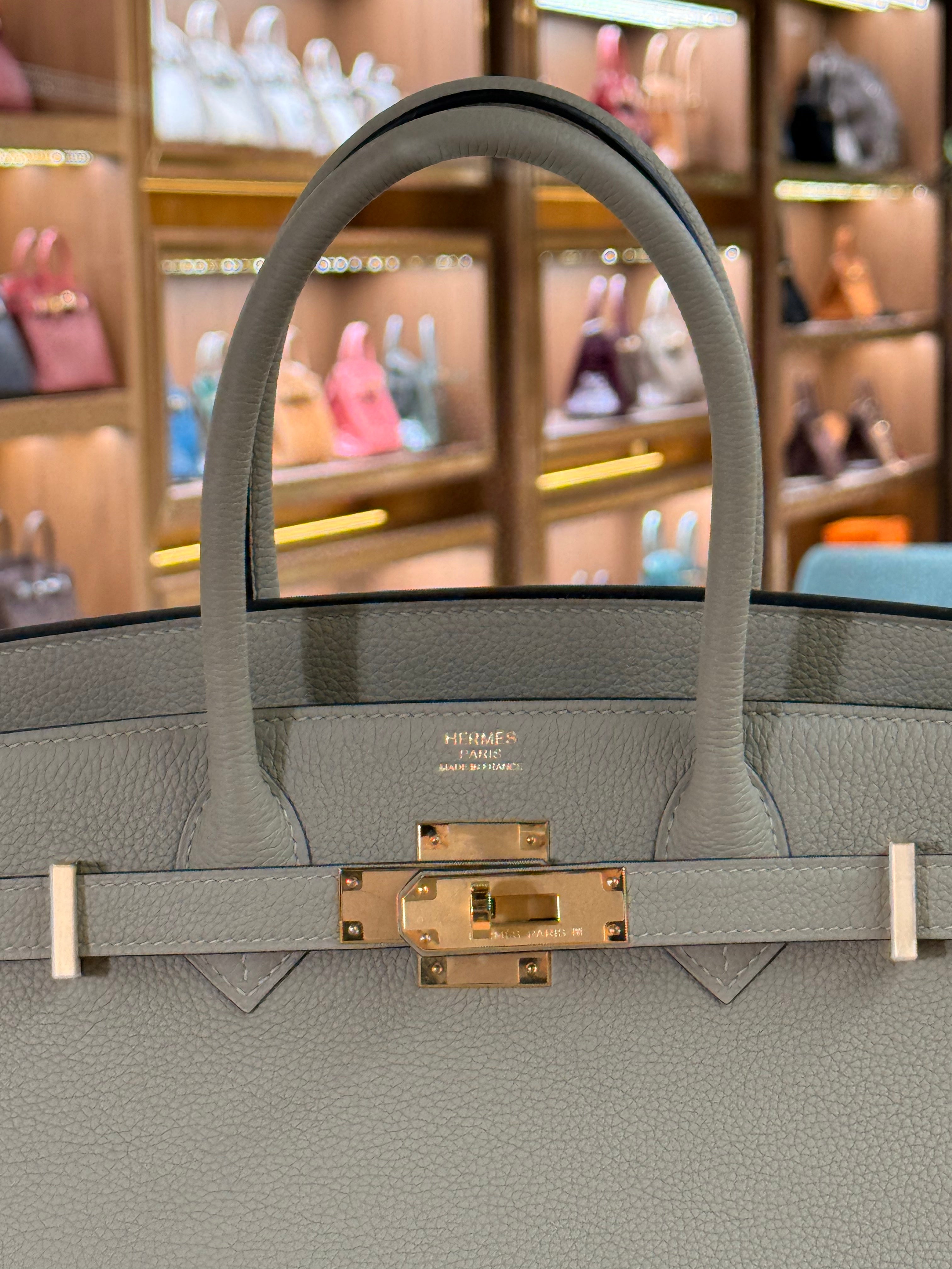 Hermes | Birkin (30) – Togo – Gris Perle – Gold Hardware