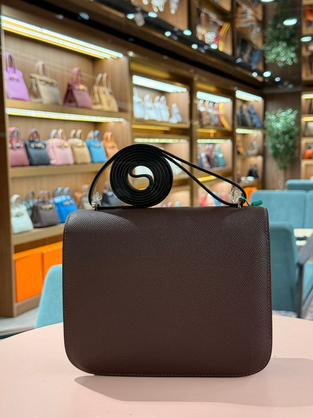 Hermes | Constance (18) – Epsom – Brown – Silver Hardware