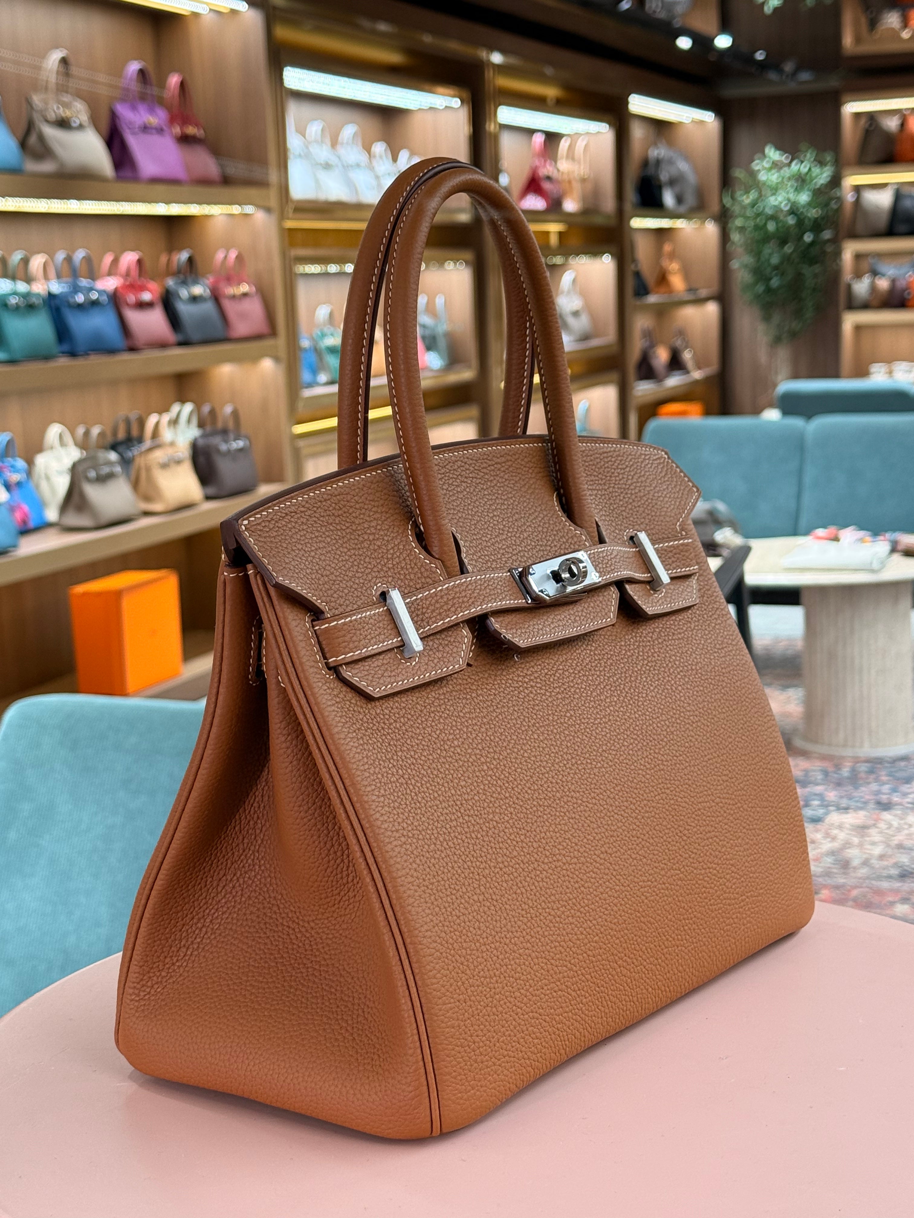 Hermes | Birkin (30) – Togo – Gold – Palladium Hardware