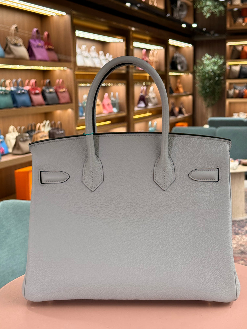 Hermes | Birkin (30) – Togo – Bleu Glacier – Gold Hardware