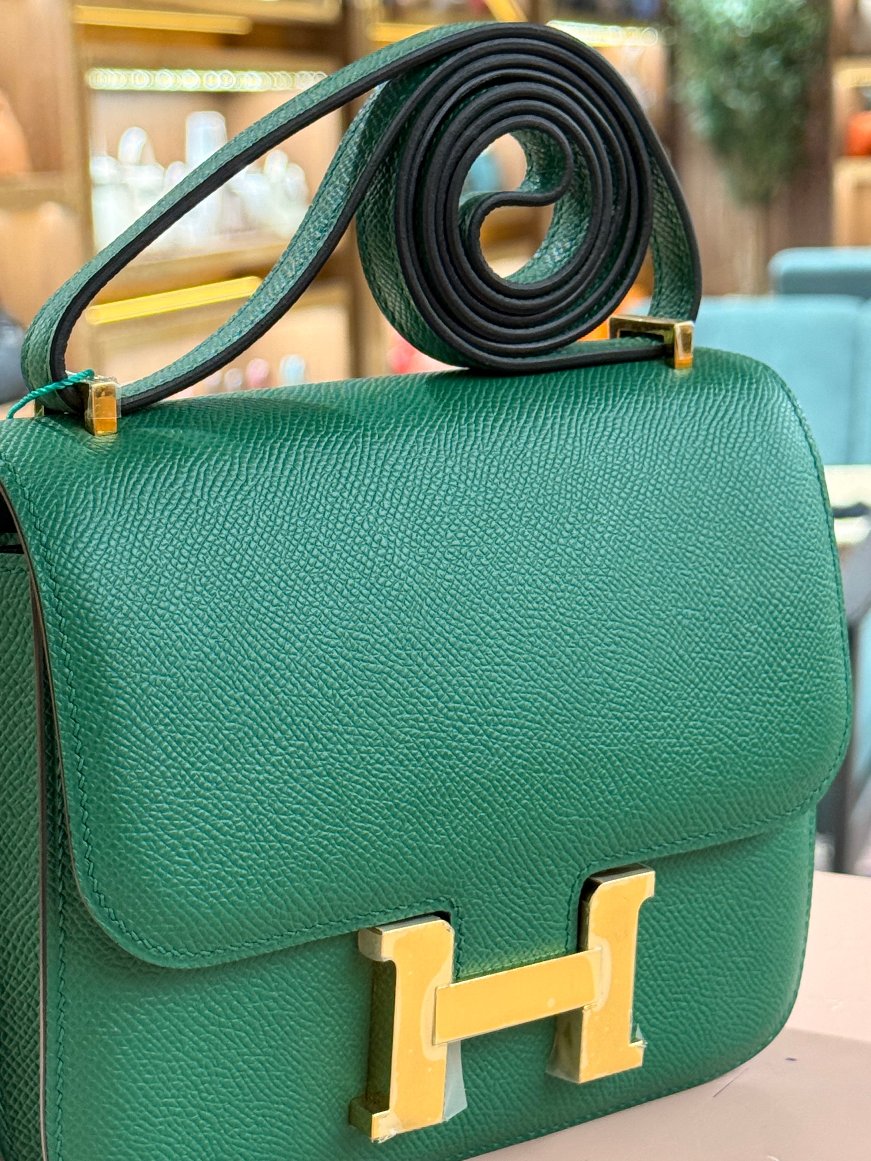 Hermes | Constance (18) – Epsom – Green – Gold Hardware