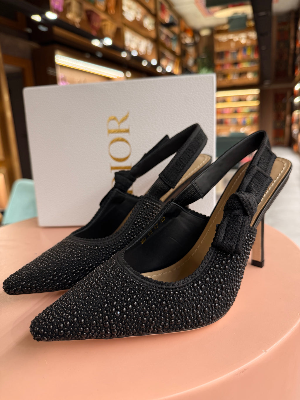 Dior | J'Adior Pump – Satin – Black – Silver Hardware