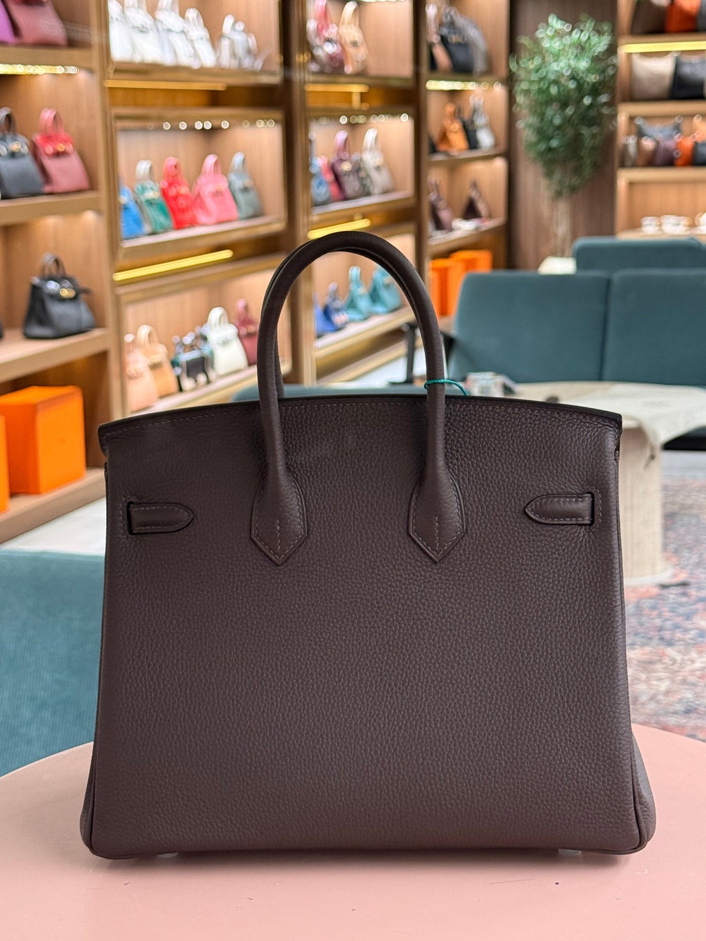 Hermes | Birkin (25) – Togo – Brown – Palladium Hardware