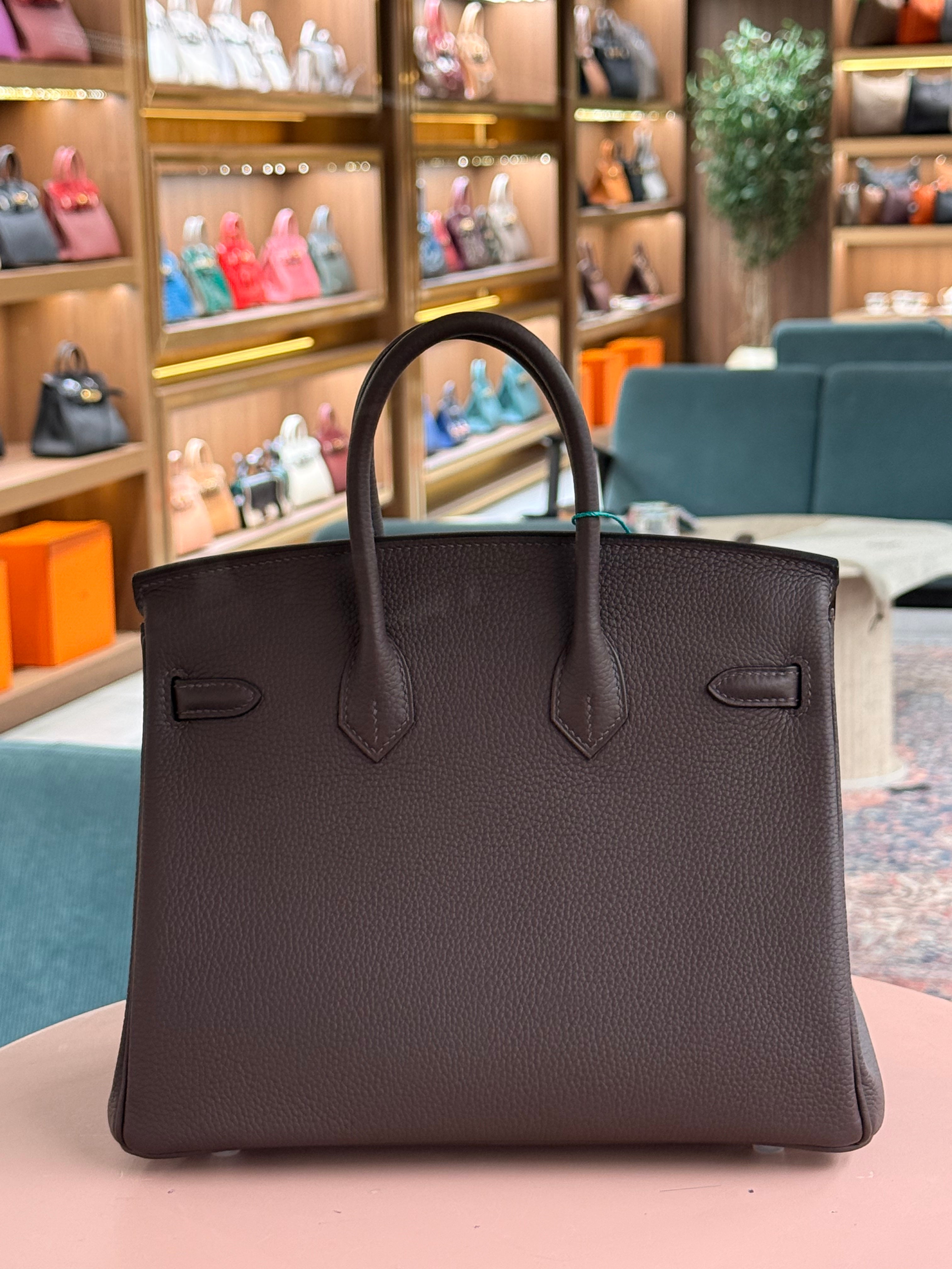 Hermes | Birkin (25) – Togo – Brown – Palladium Hardware