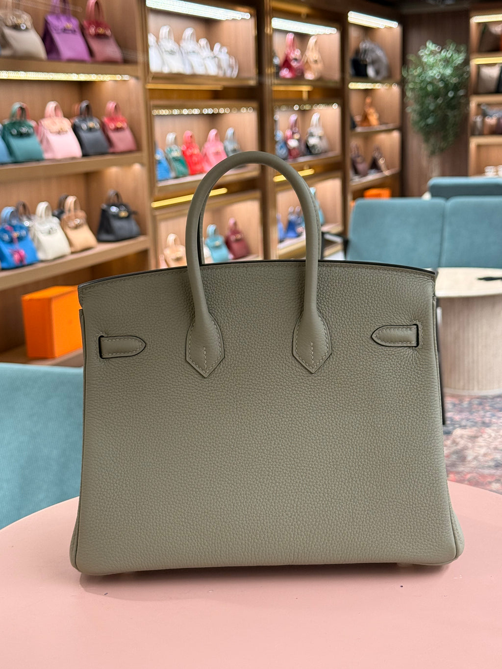 Hermes | Birkin (25) – Togo – Gris Tendre – Gold Hardware