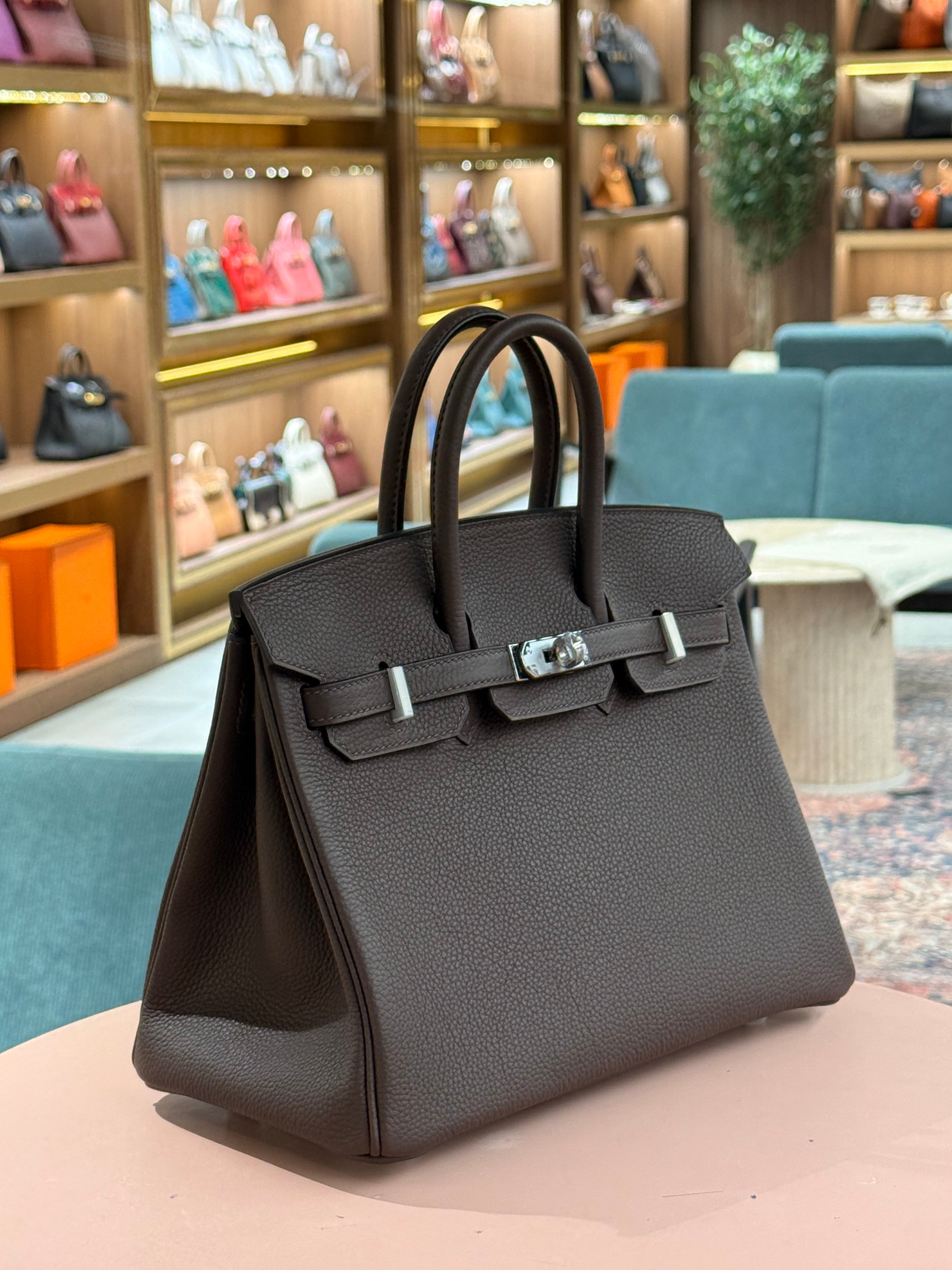 Hermes | Birkin (25) – Togo – Brown – Palladium Hardware