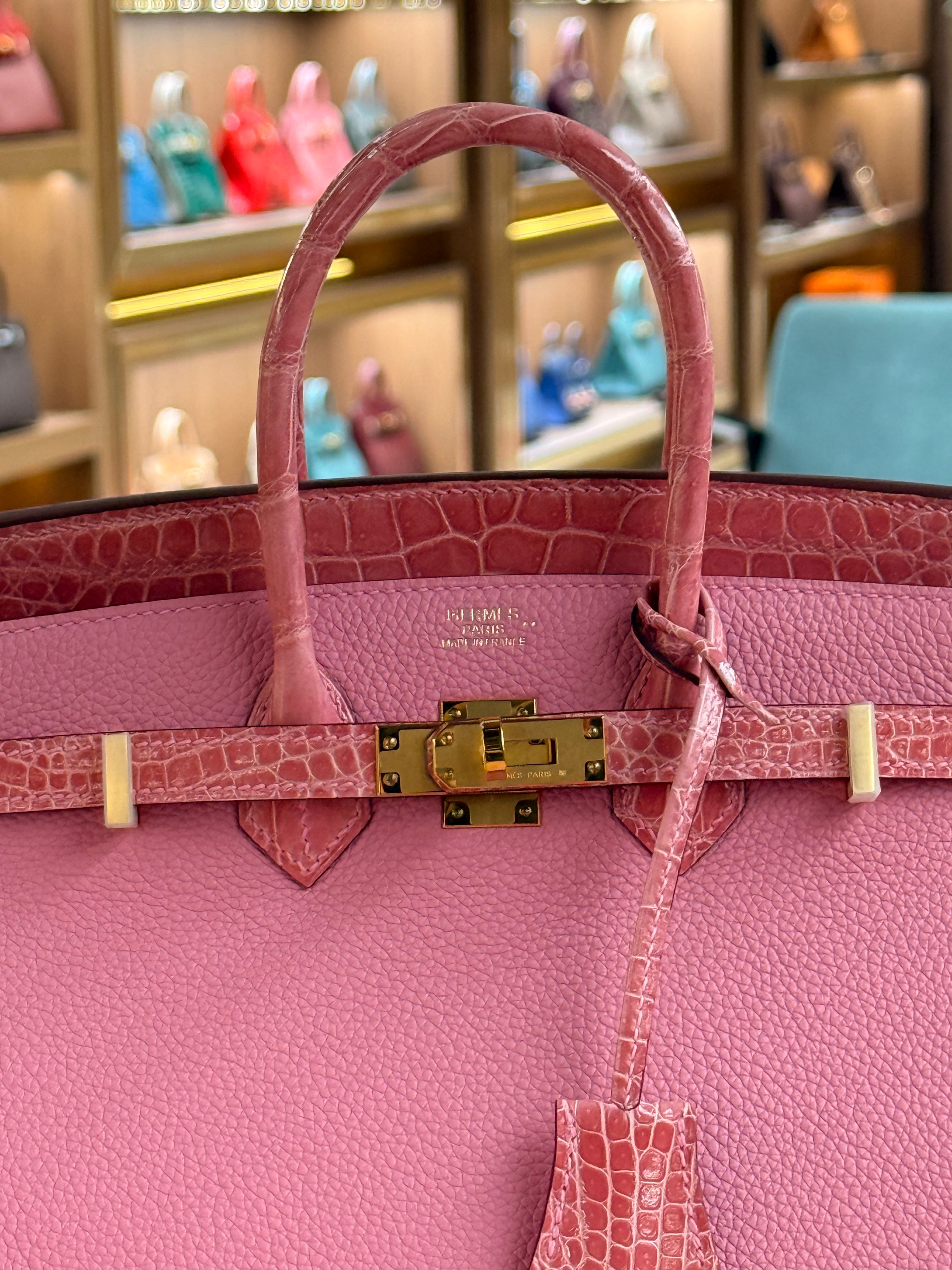 Hermes | Birkin (25) – Togo – Rose Poudre – Gold Hardware