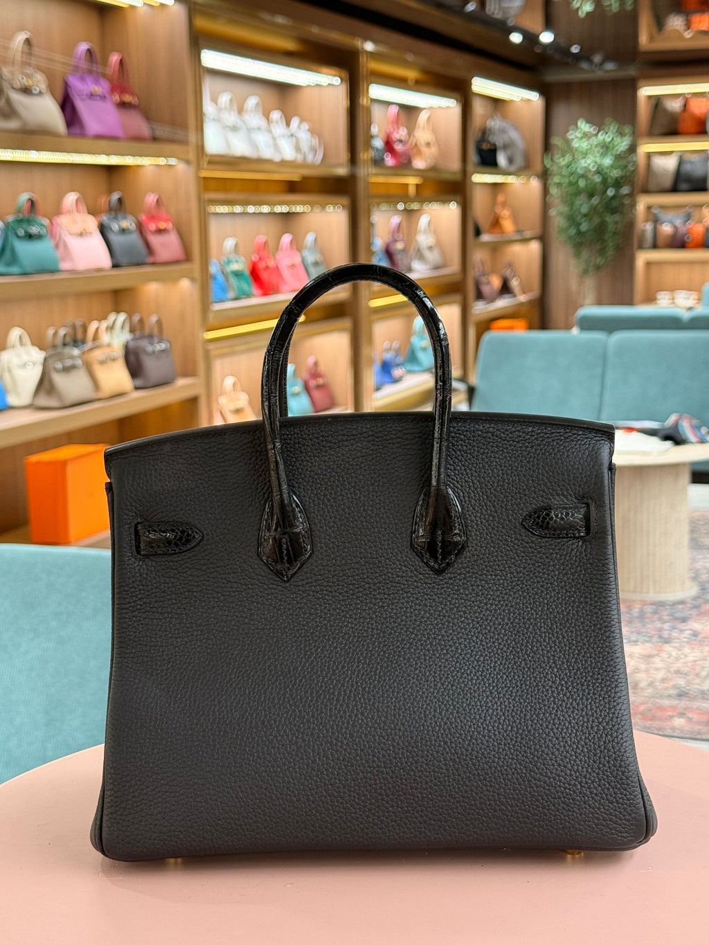 Hermes | Birkin Touch (25) – Togo – Black – Gold Hardware