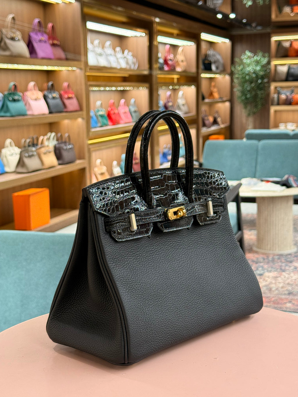Hermes | Birkin Touch (25) – Togo – Black – Gold Hardware