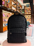 Bottega Veneta | Intrecciato-Backpack – Leather – Black – Silver Hardware