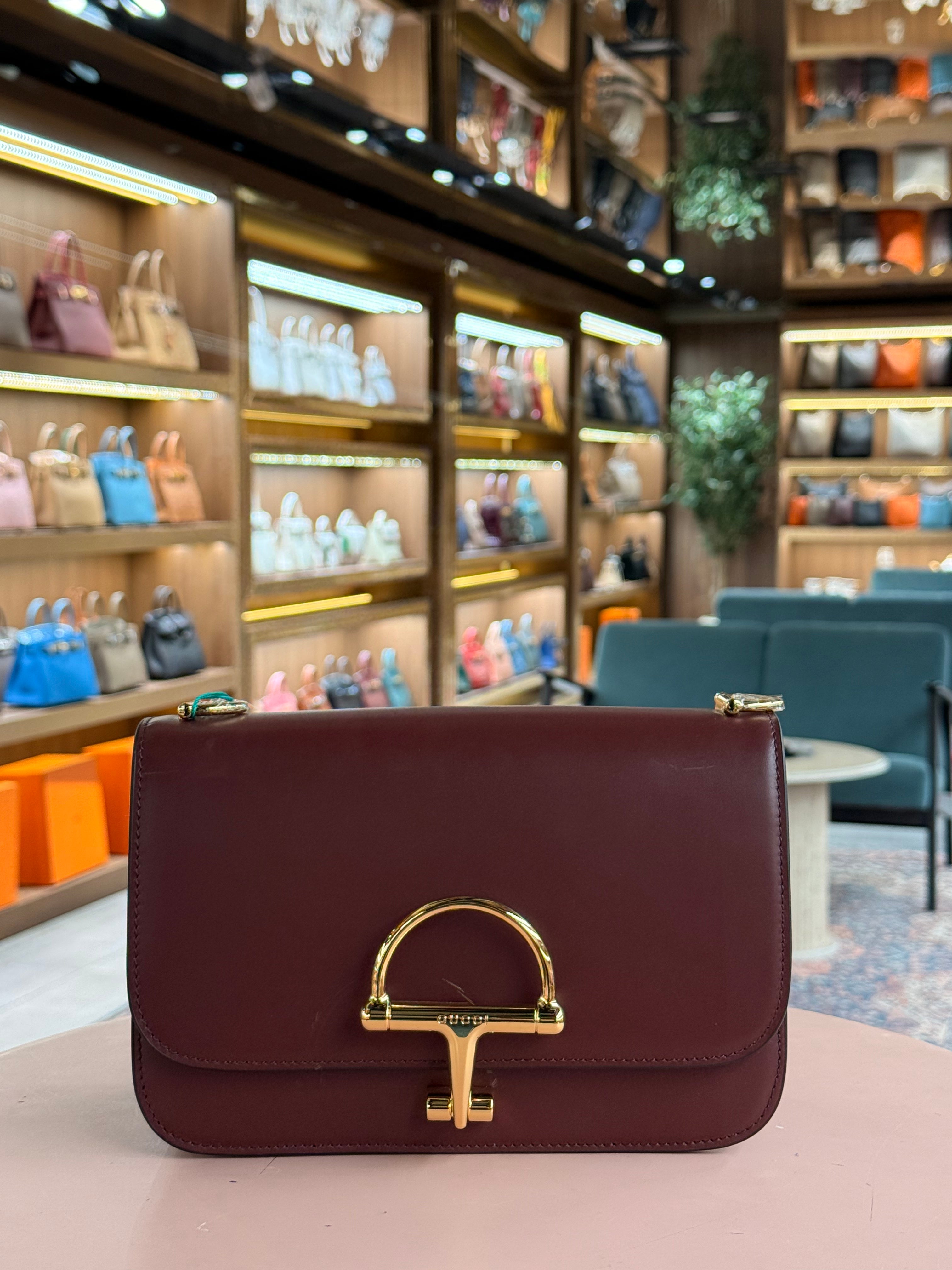 Gucci | Small Siena (Small) – Leather – Burgundy – Gold Hardware