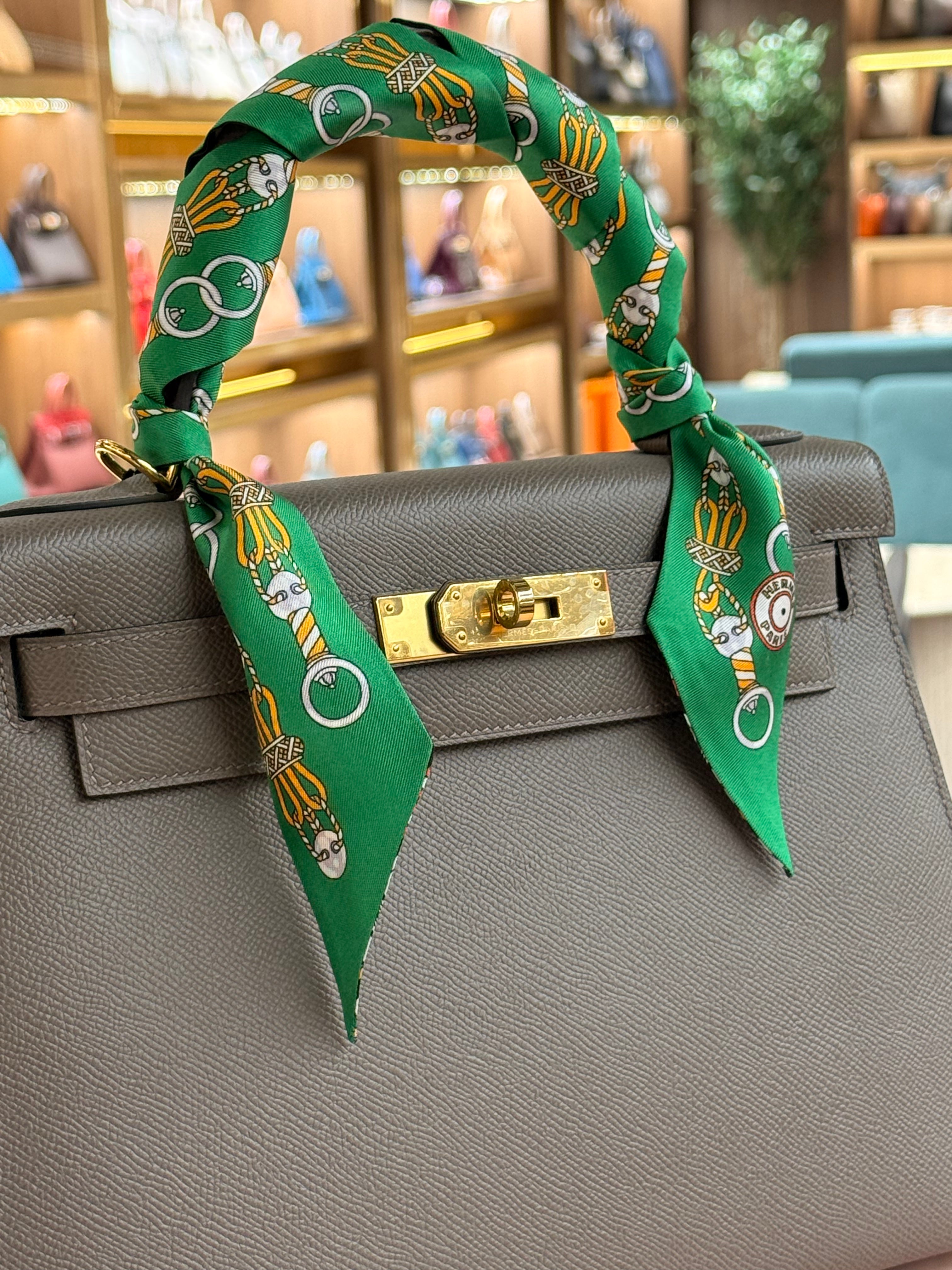 Hermes | Kelly (28) – Epsom – Etoupe – Gold Hardware