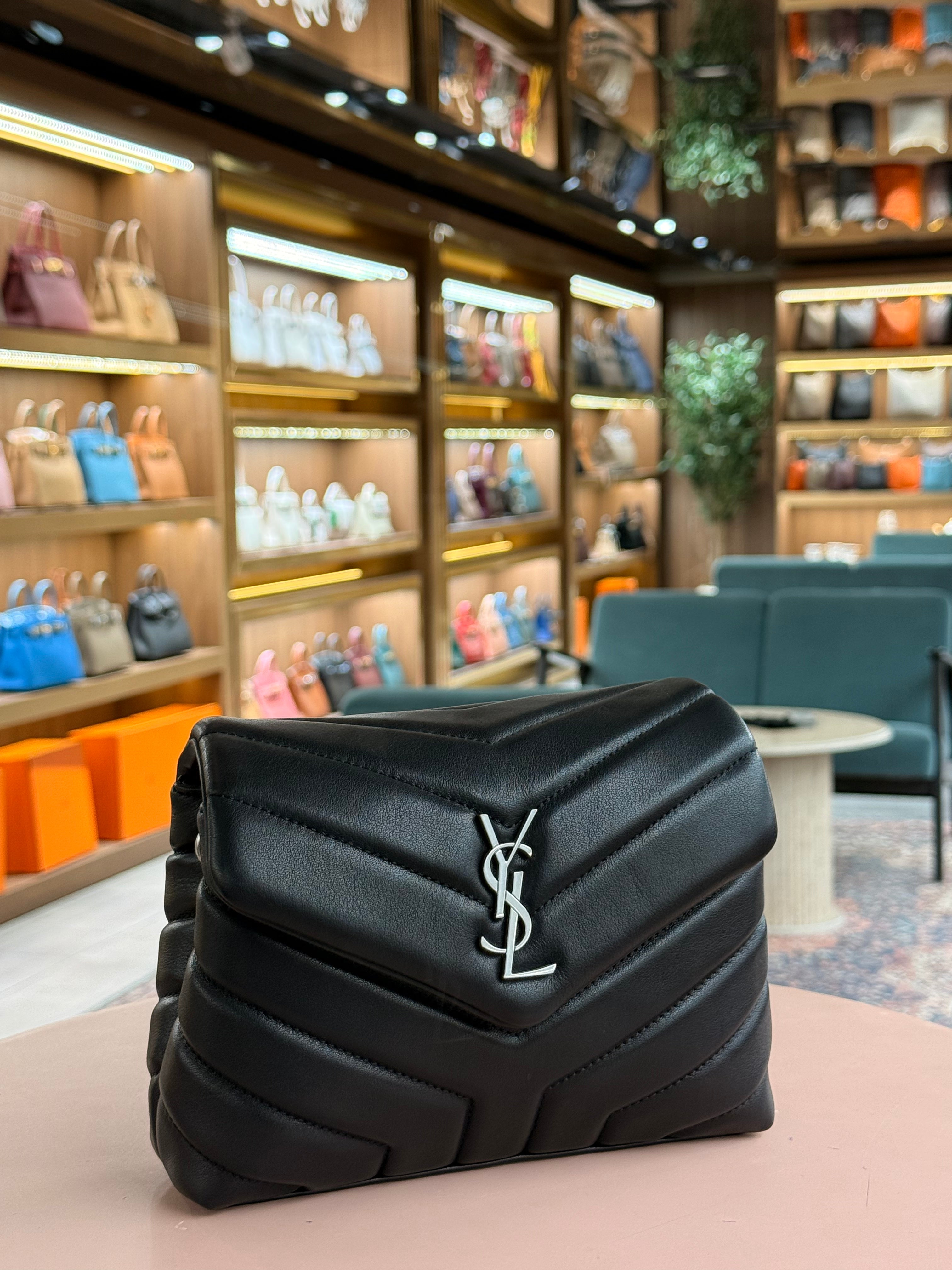 YSL | Lou Lou Toy – Leather – Black – Silver Hardware