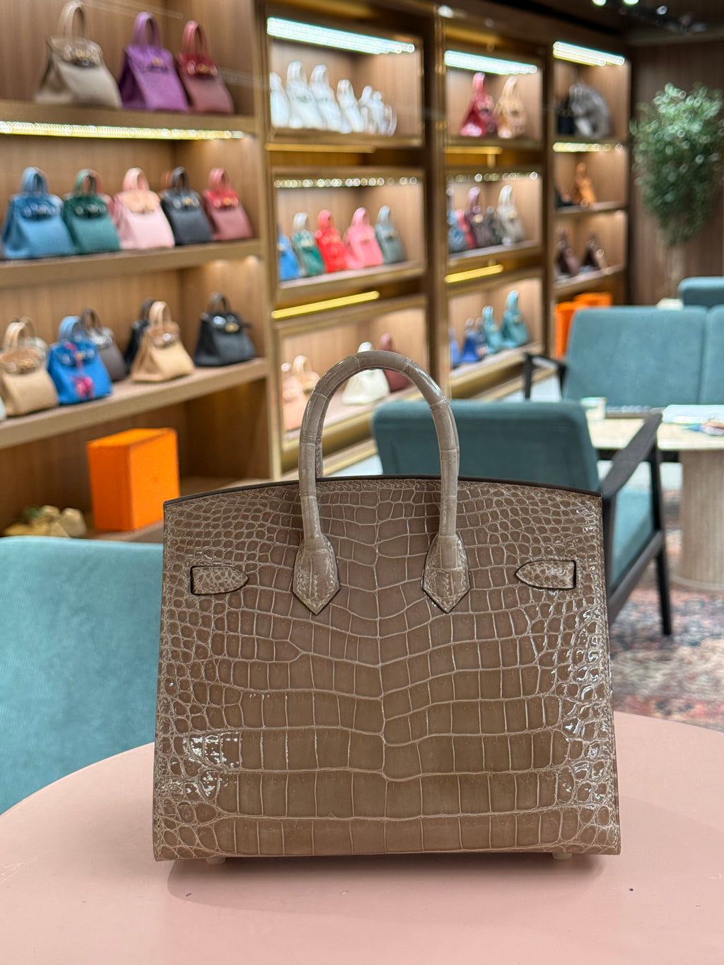 Hermes | Birkin (20) – Crocodile – Beige – Gold Hardware