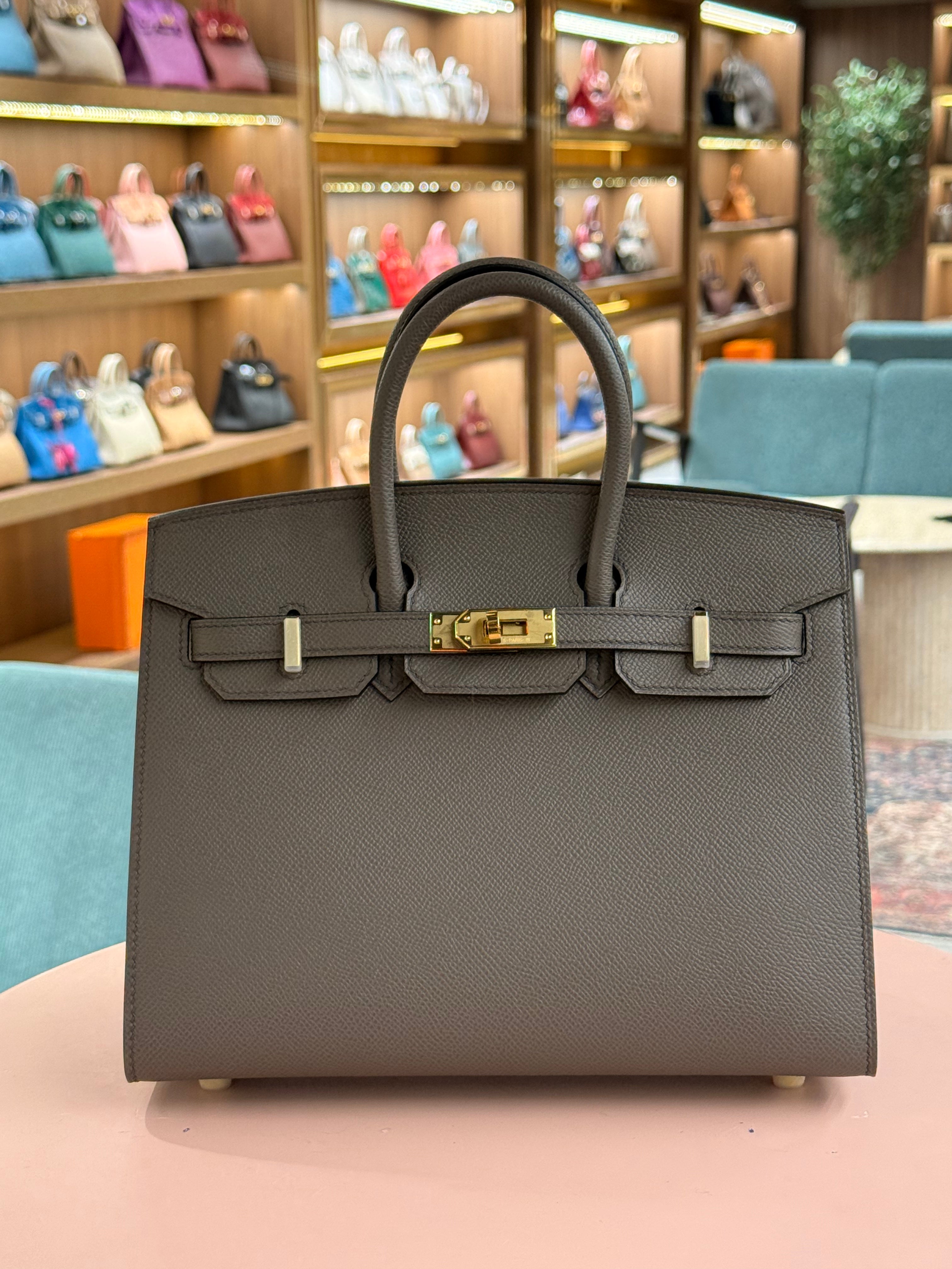 Hermes | Birkin (25) – Epsom – Etoupe – Gold Hardware
