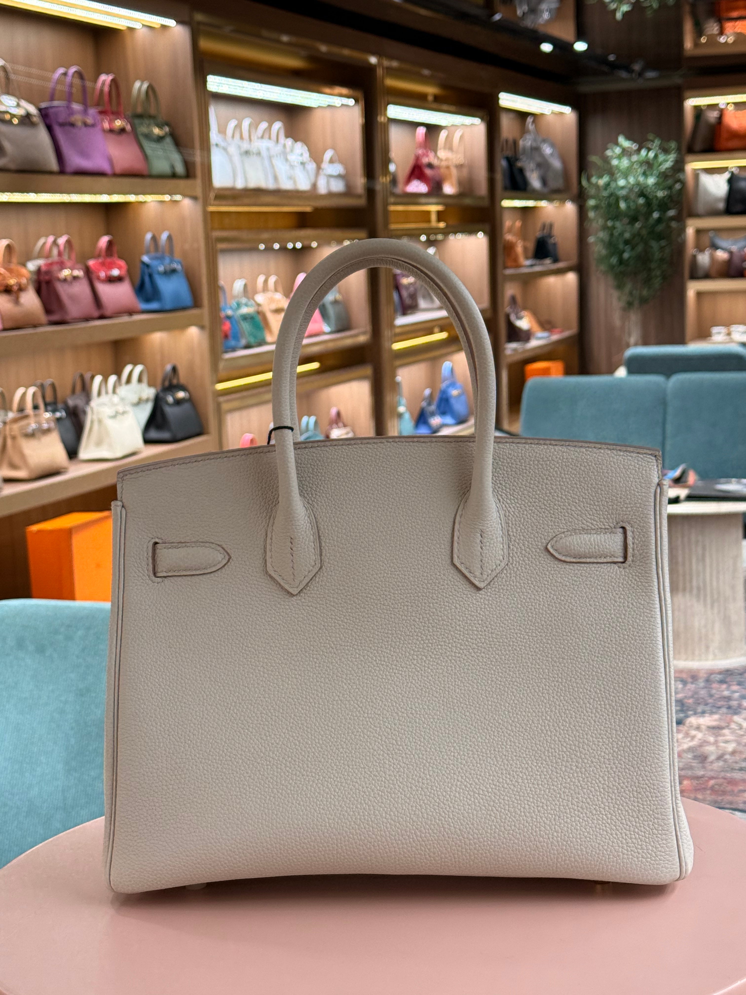 Hermes | Birkin (30) – Togo – Blanc – Gold Hardware