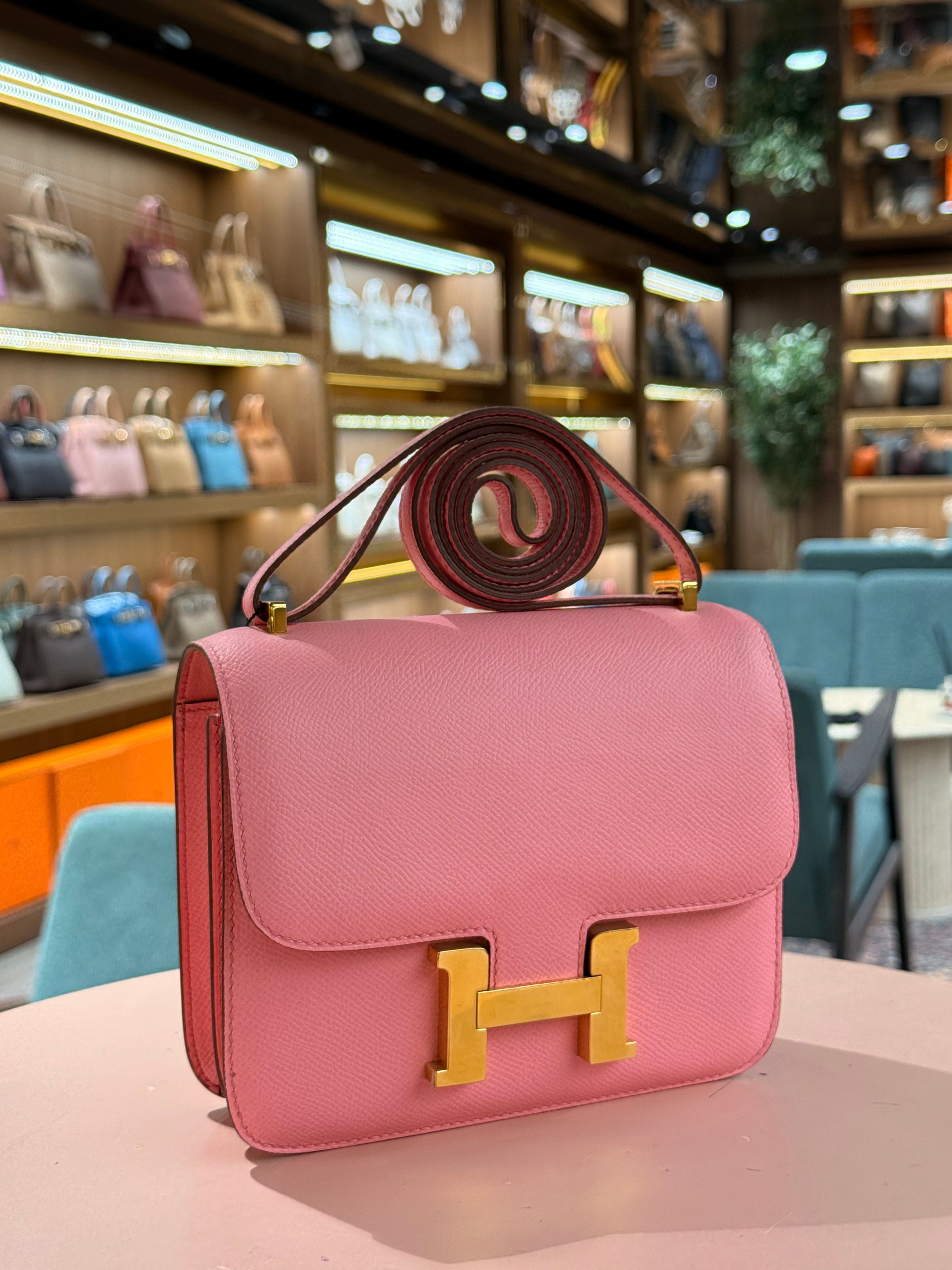 Hermes | Constance (18) – Epsom – Rose Poudre – Gold Hardware