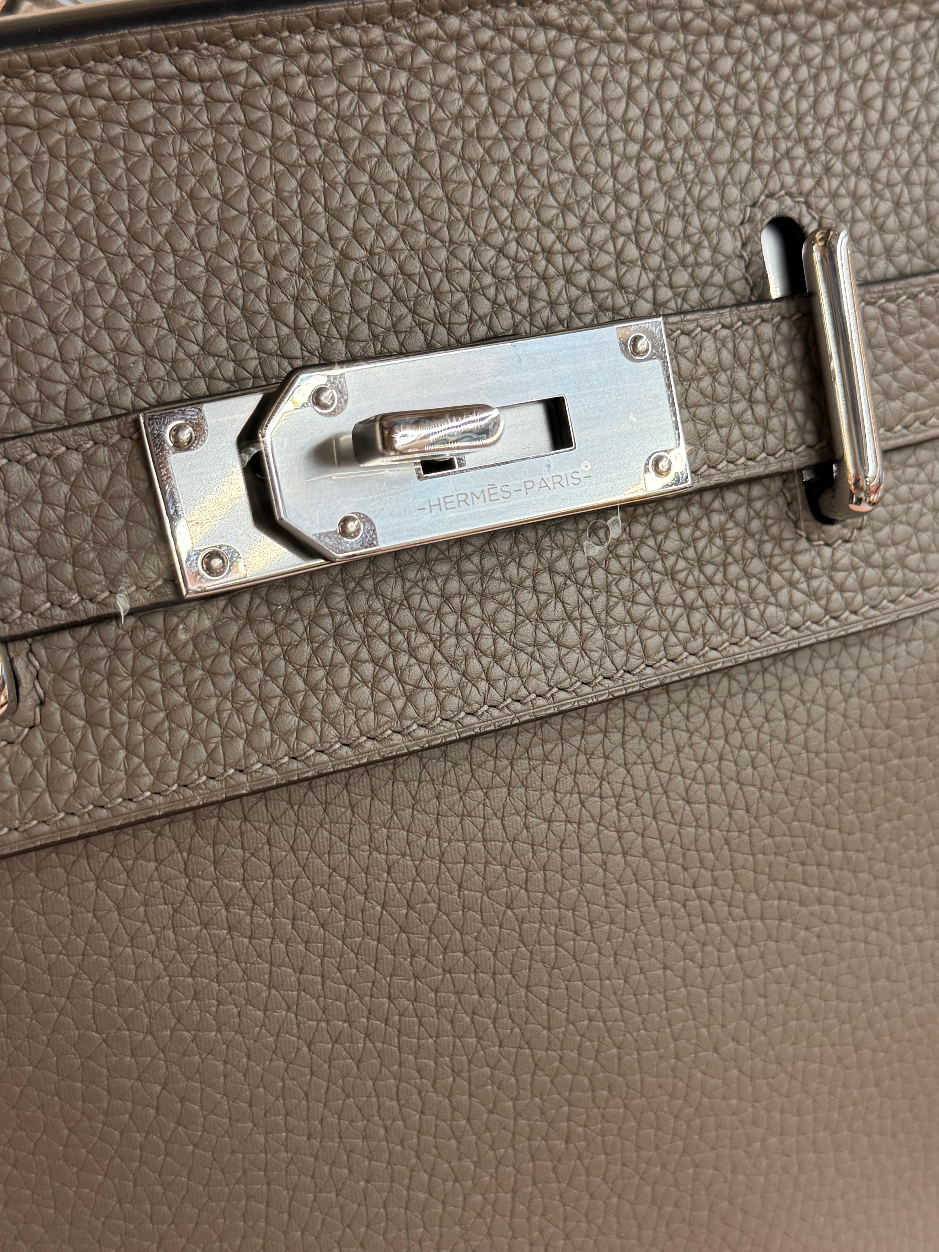 Hermes | Hac a Dos Backpack – Togo – Etoupe – Palladium Hardware