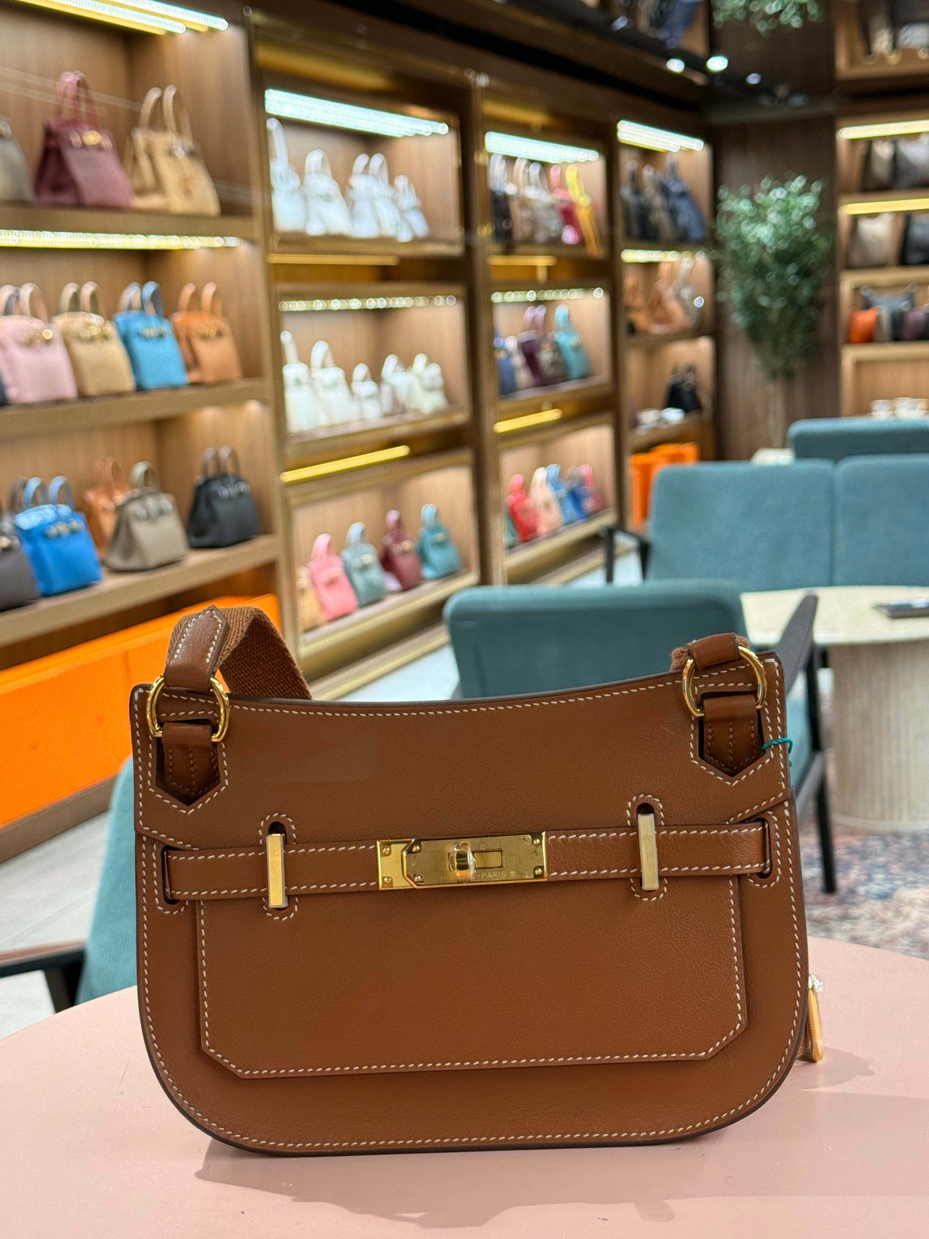 Hermes | Jypsiere (Mini) – Epsom – Brown – Gold Hardware
