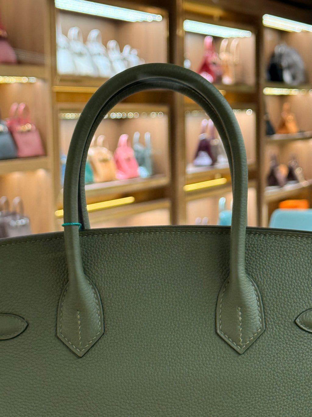 Hermes | Birkin (30) – Togo – Vert Olive – Palladium Hardware