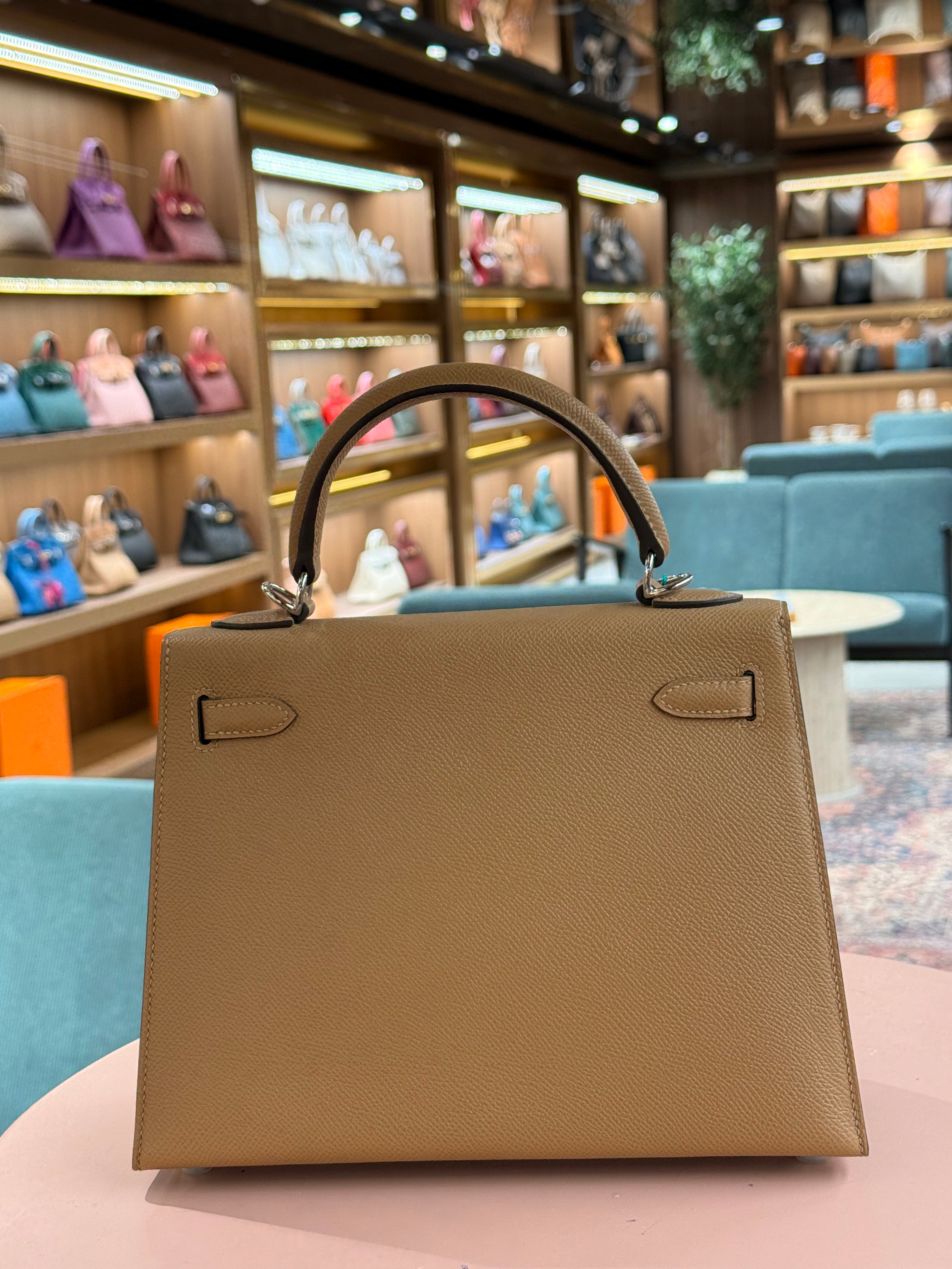Hermes | Kelly (25) – Epsom – Gold – Palladium Hardware