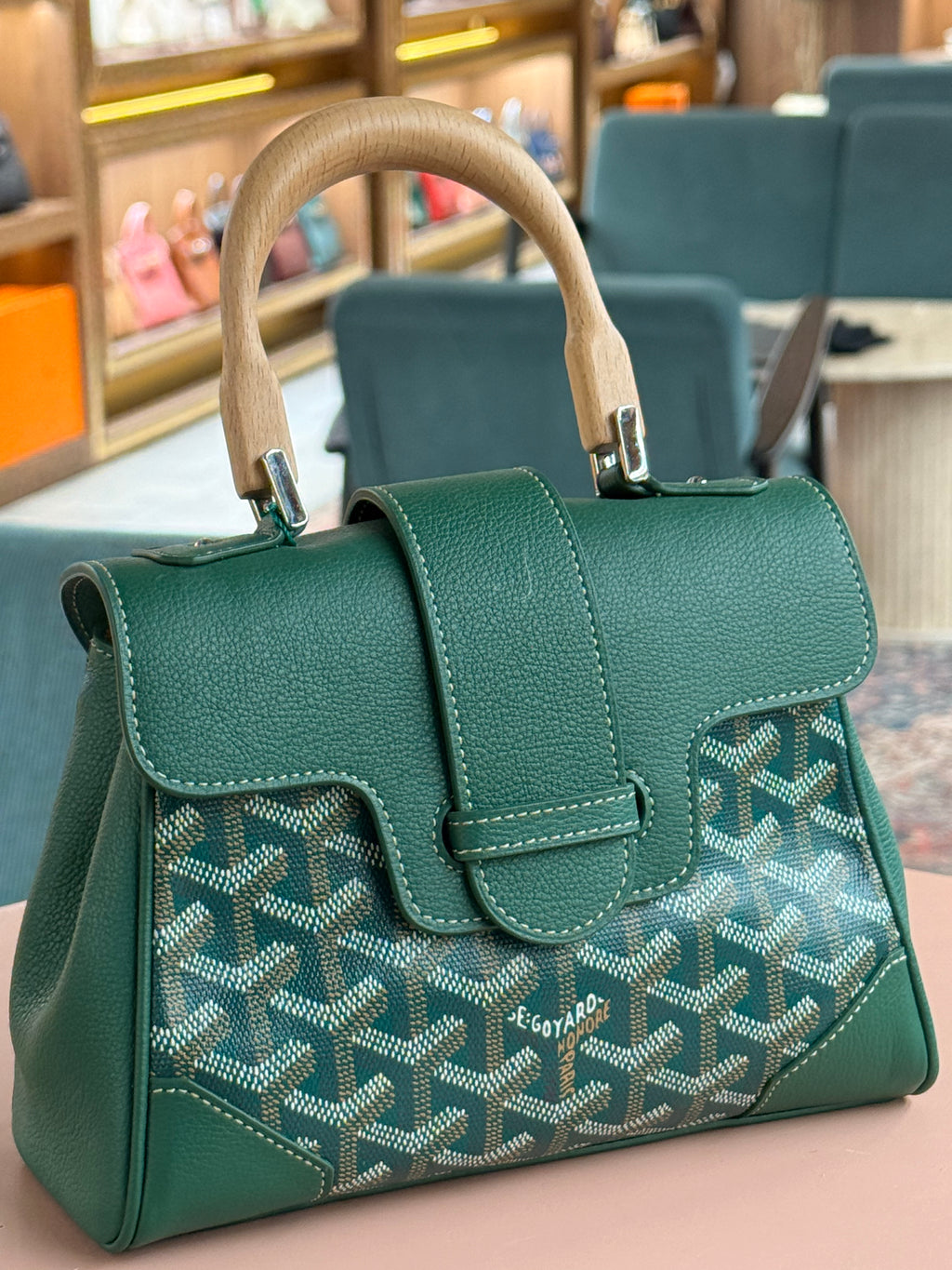 Goyard | Saigon (Mini) – Canvas – Green – Gold Hardware