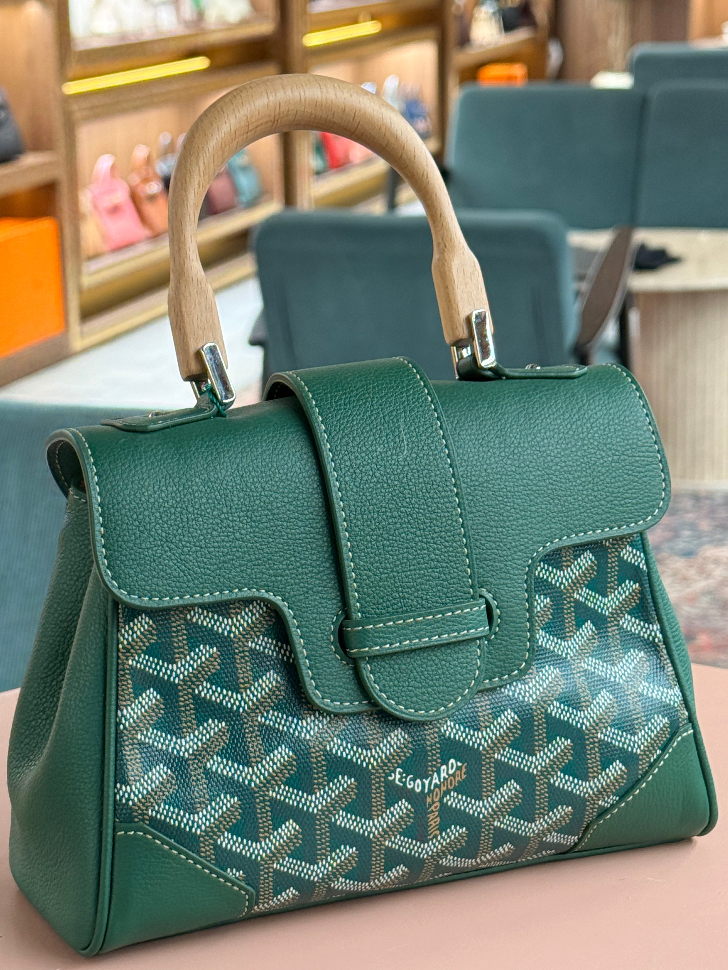 Goyard | Saigon (Mini) – Canvas – Green – Gold Hardware